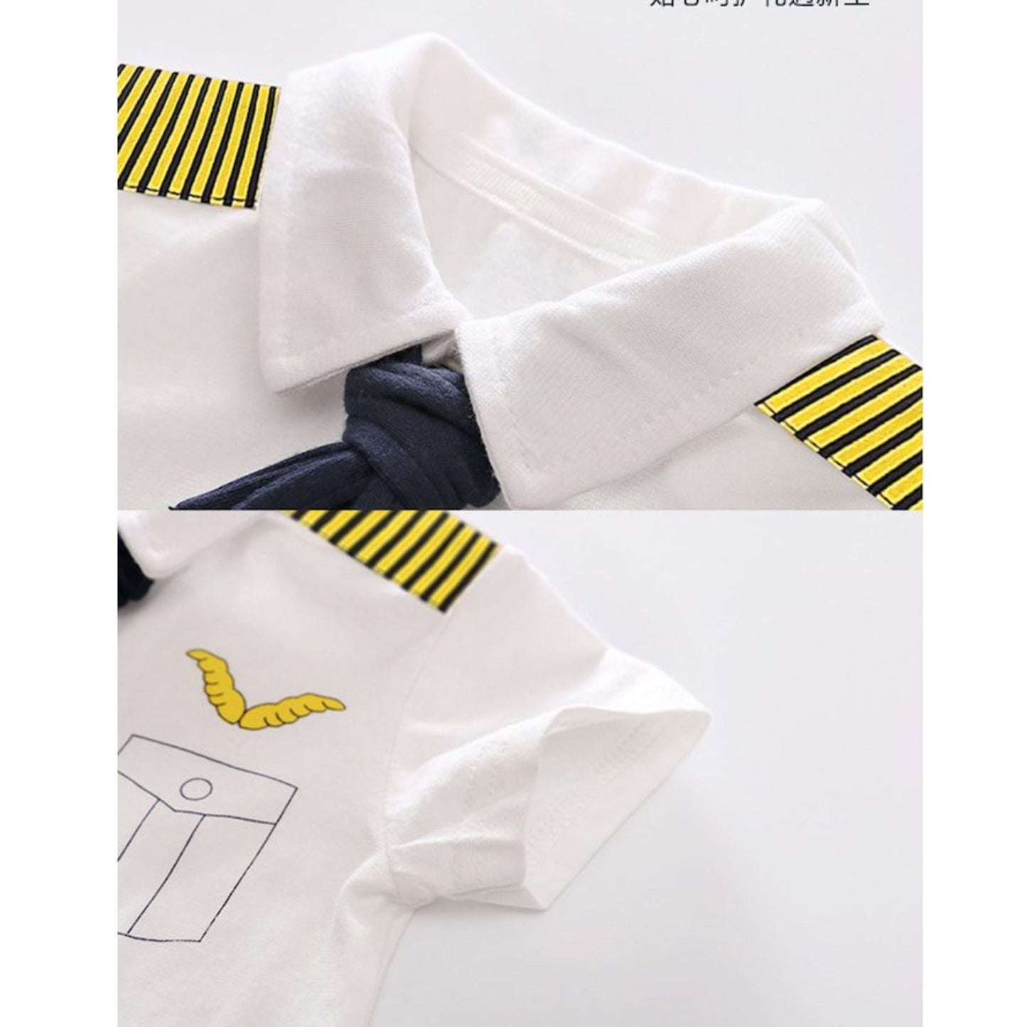 12 pc Handsome Pilot Boy Newborn Gift Set Luggage 3-6 Months