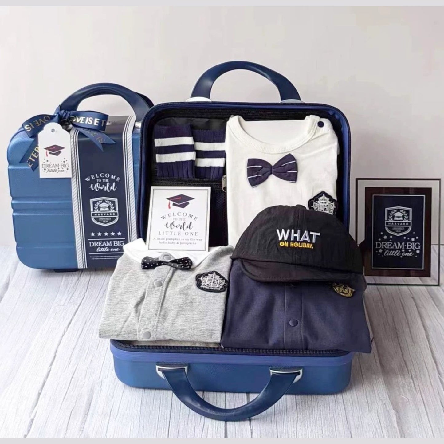 College Cub Baby Boy Newborn Gift Set 3-6 months