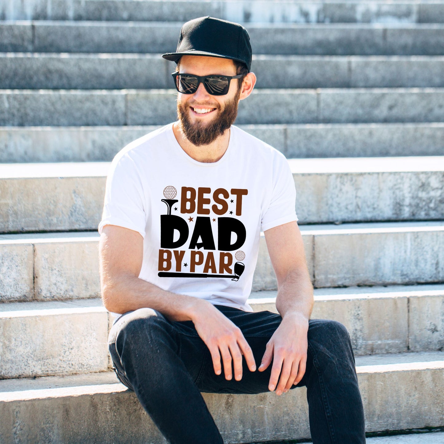 Best Dad By Par - Dad Shirt