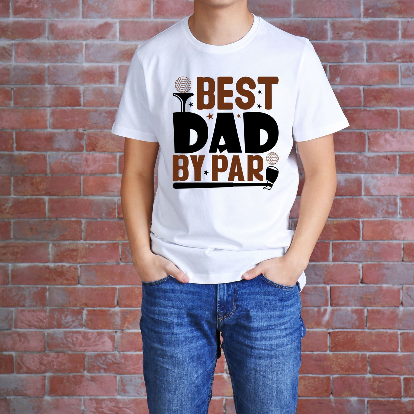 Best Dad By Par - Dad Shirt