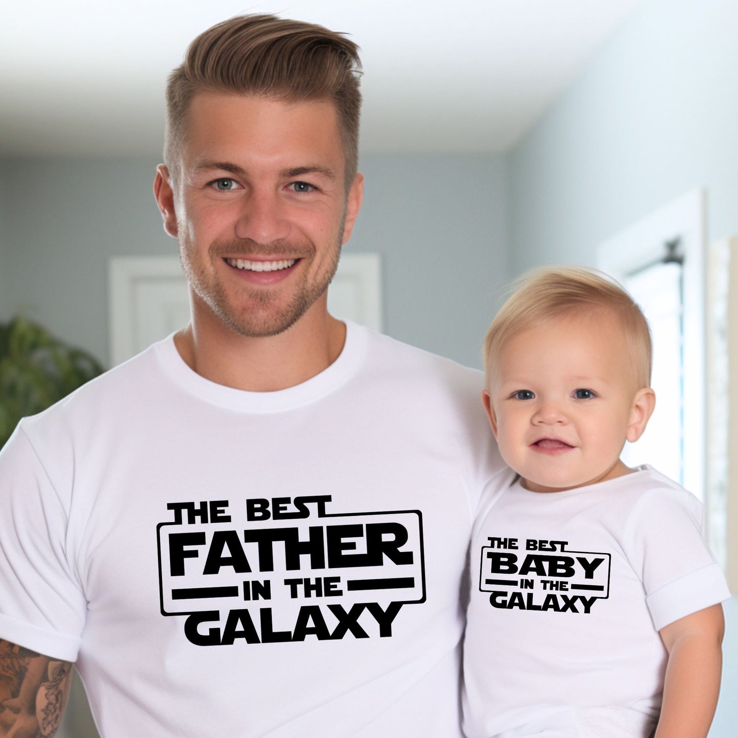 Best in the Galaxy - Matching Dad and Baby Outfits