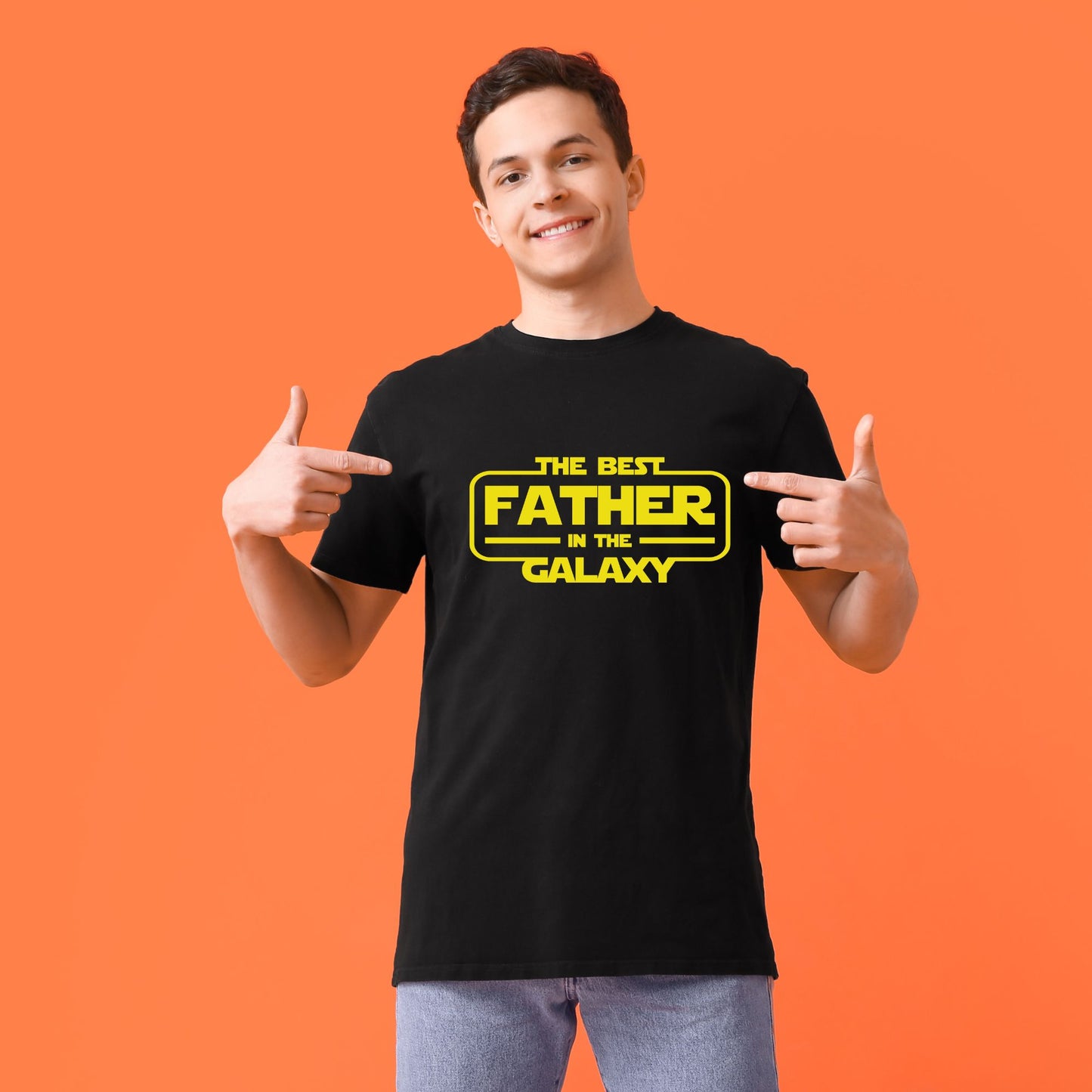 "The Best Father In The Galaxy" Dad T-Shirt