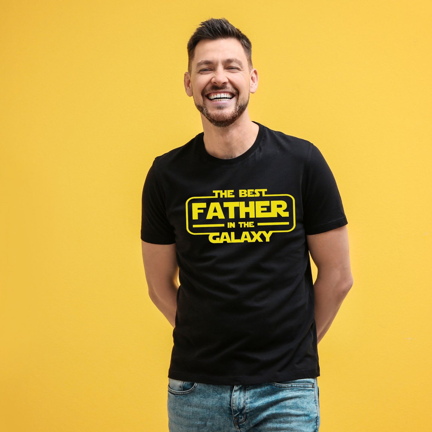 "The Best Father In The Galaxy" Dad T-Shirt