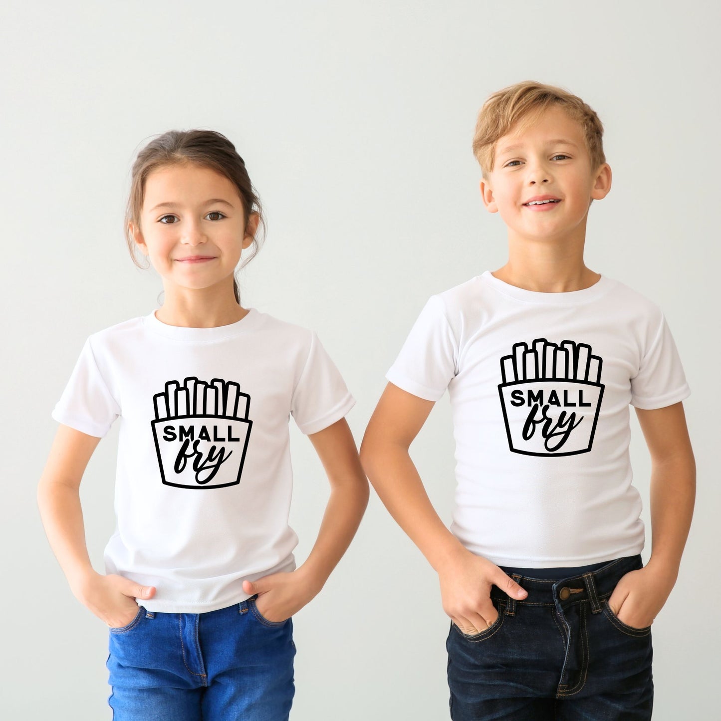 Big Fry, Small Fry & Nugget Family Matching Tees & Baby Romper