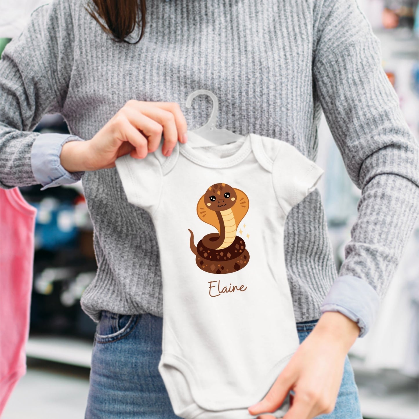 Cobra Princess Personalized Baby Romper