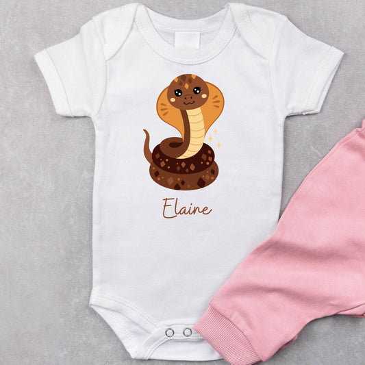 Cobra Princess Personalized Baby Romper