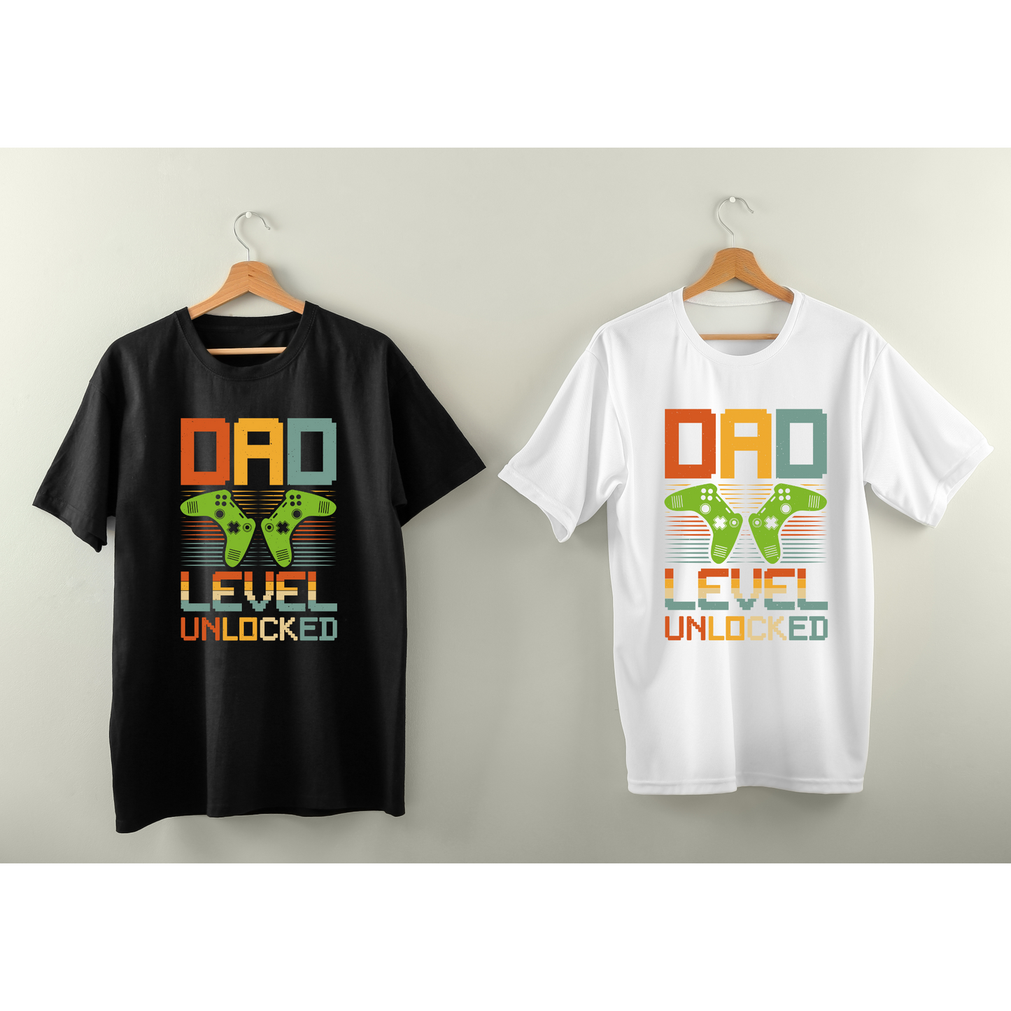 Dad Achievement: 'Level Unlocked' Daddy T Shirt