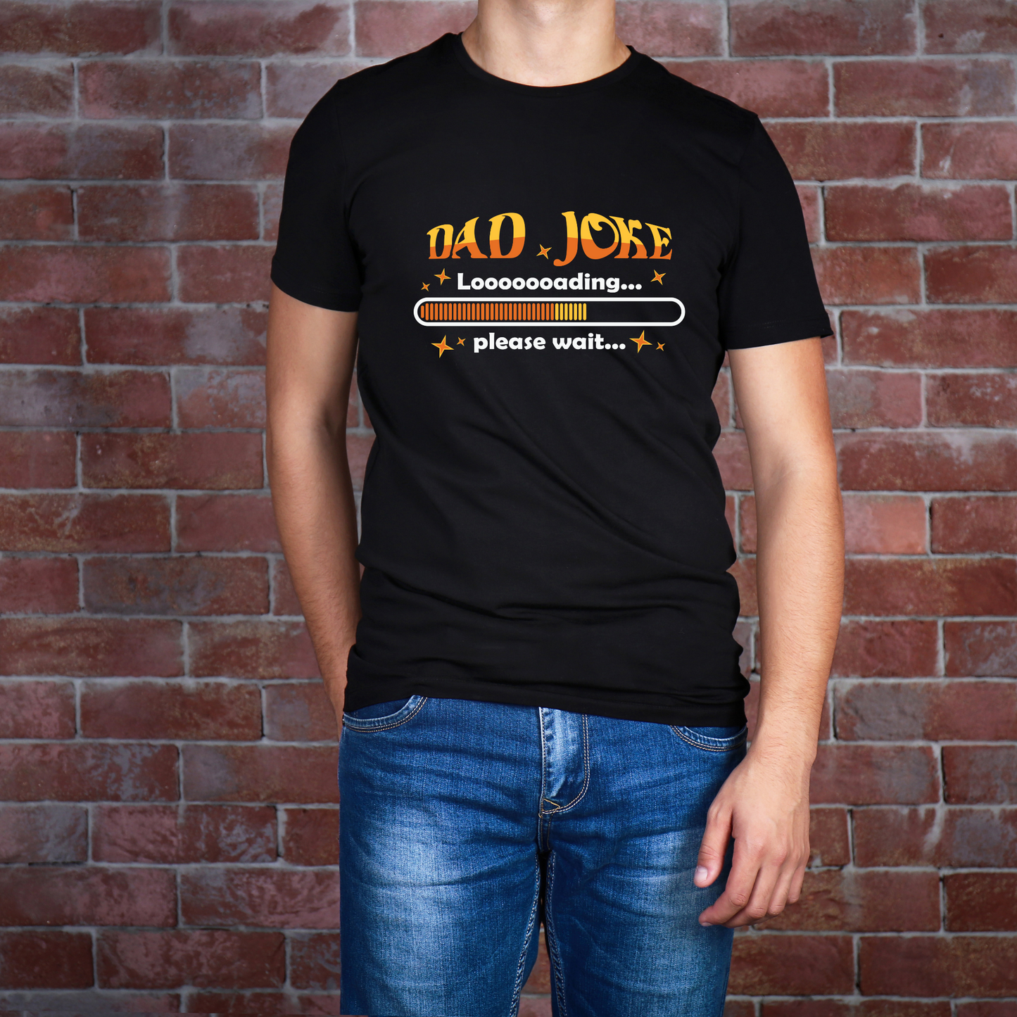 Dad Joke Loading... Please Wait Funny Dad Shirt