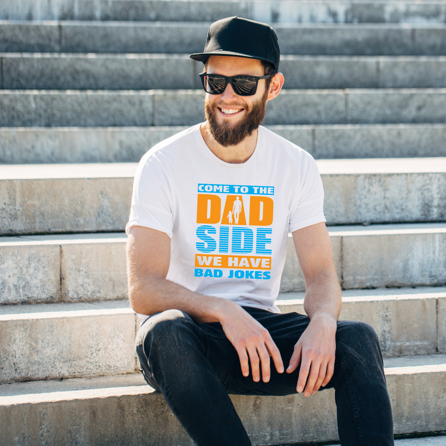 Dad Jokes Awesome Tee - Father's Day Gift