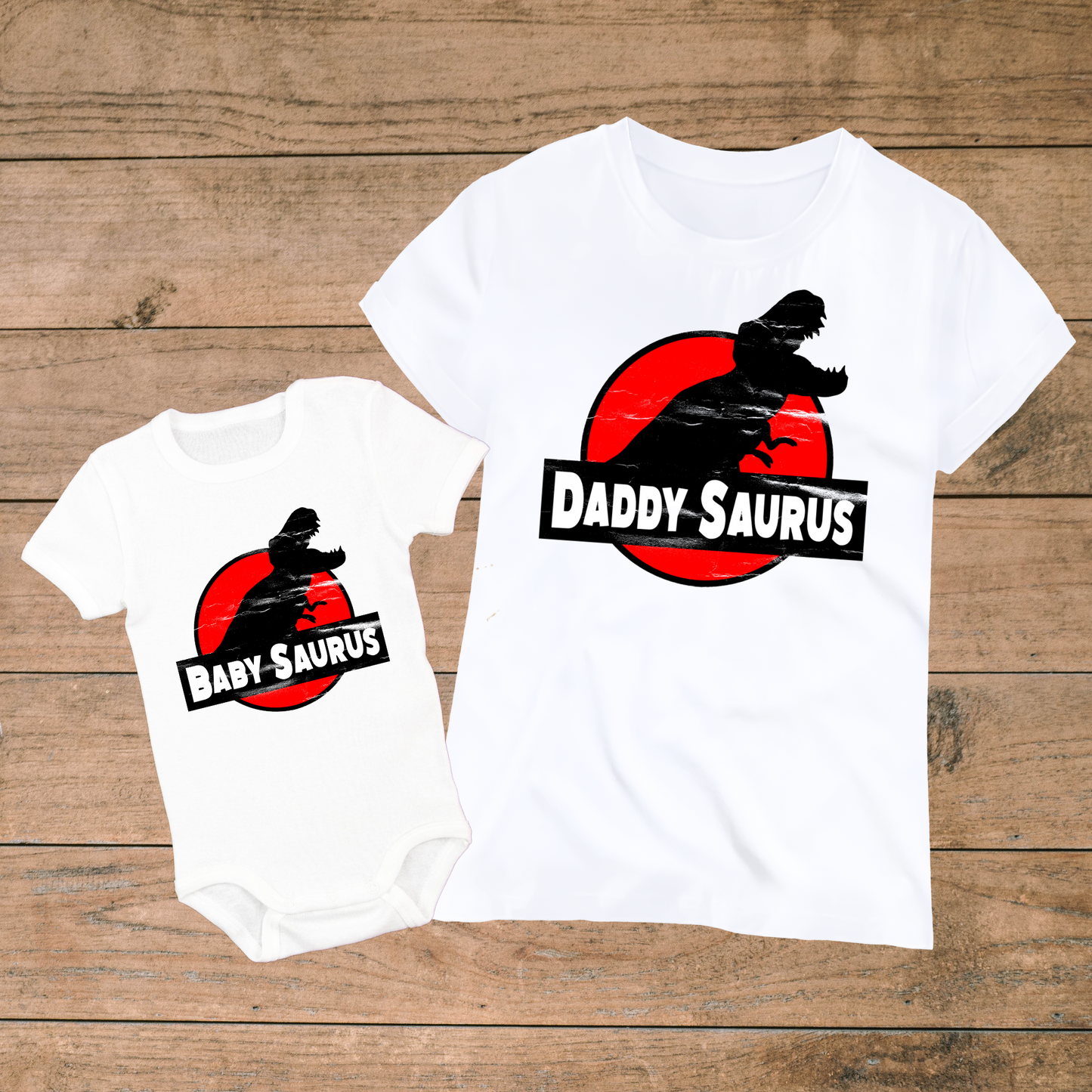 Daddy-Saurus & Baby-Saurus: Father and Daddy Matching Outfits
