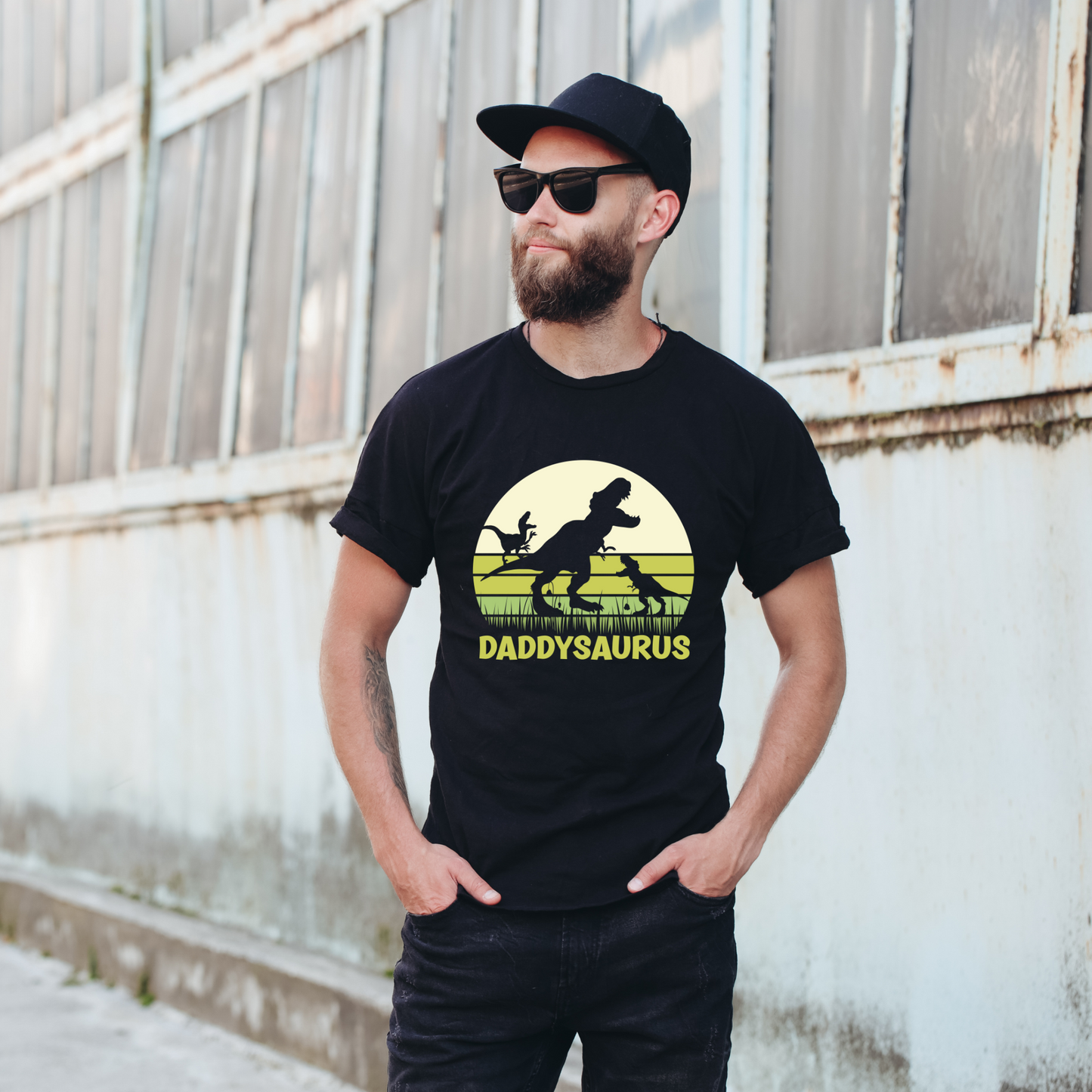 Daddysaurus Rex Dad Shirt - Perfect for Awesome Dads