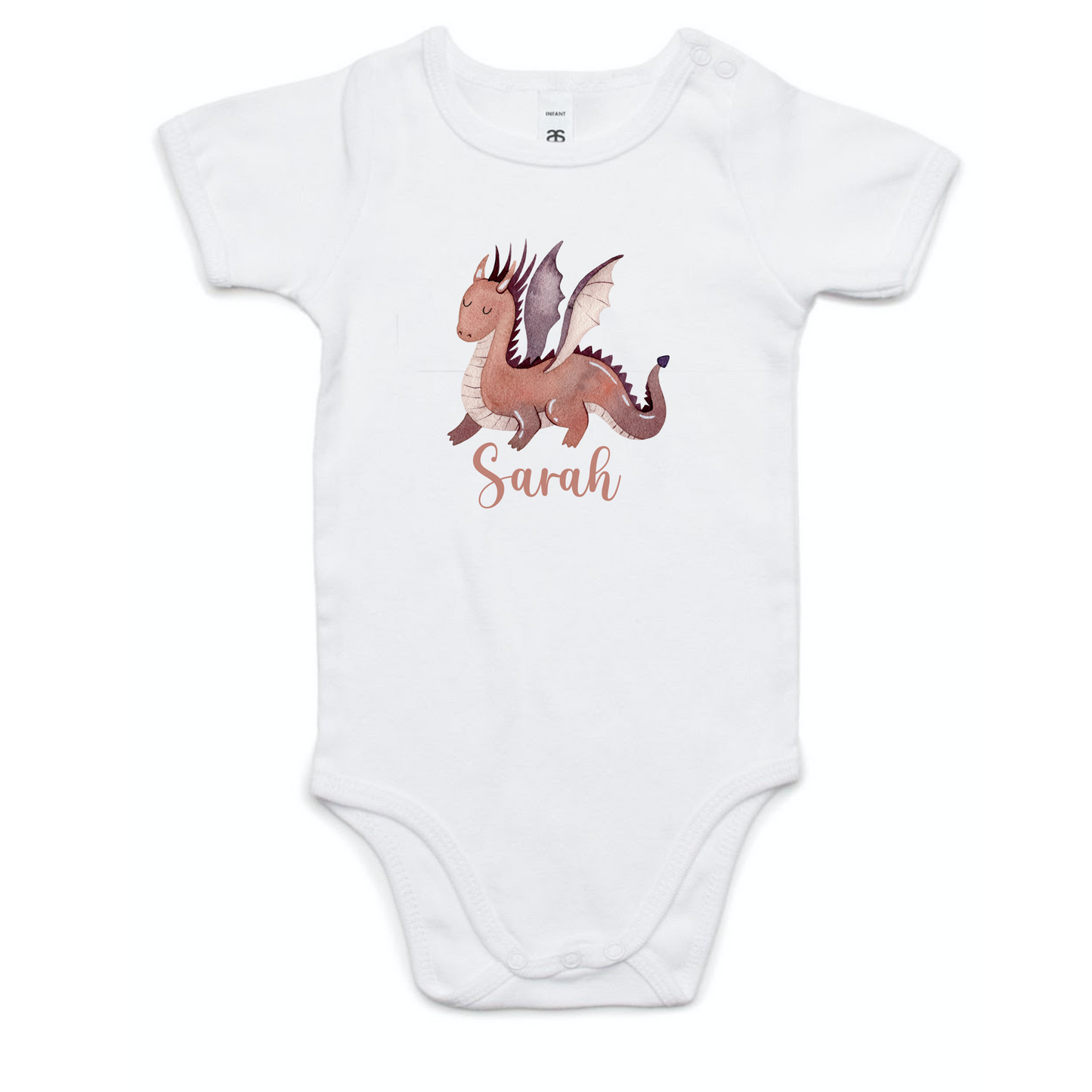Dragons Do Dream: Personalized Romper for Your Little Girl