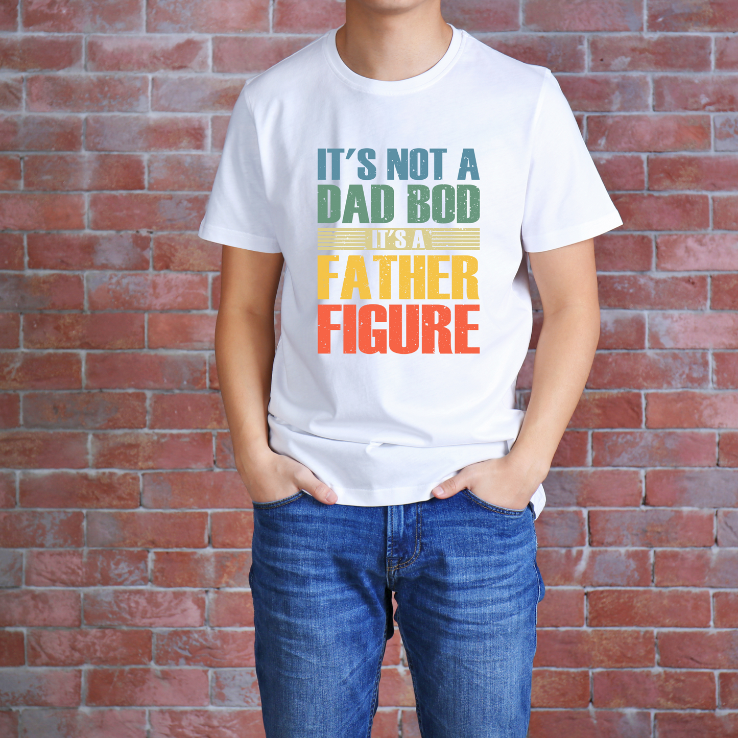 Dad Bod Father Figure Dad T Shirt