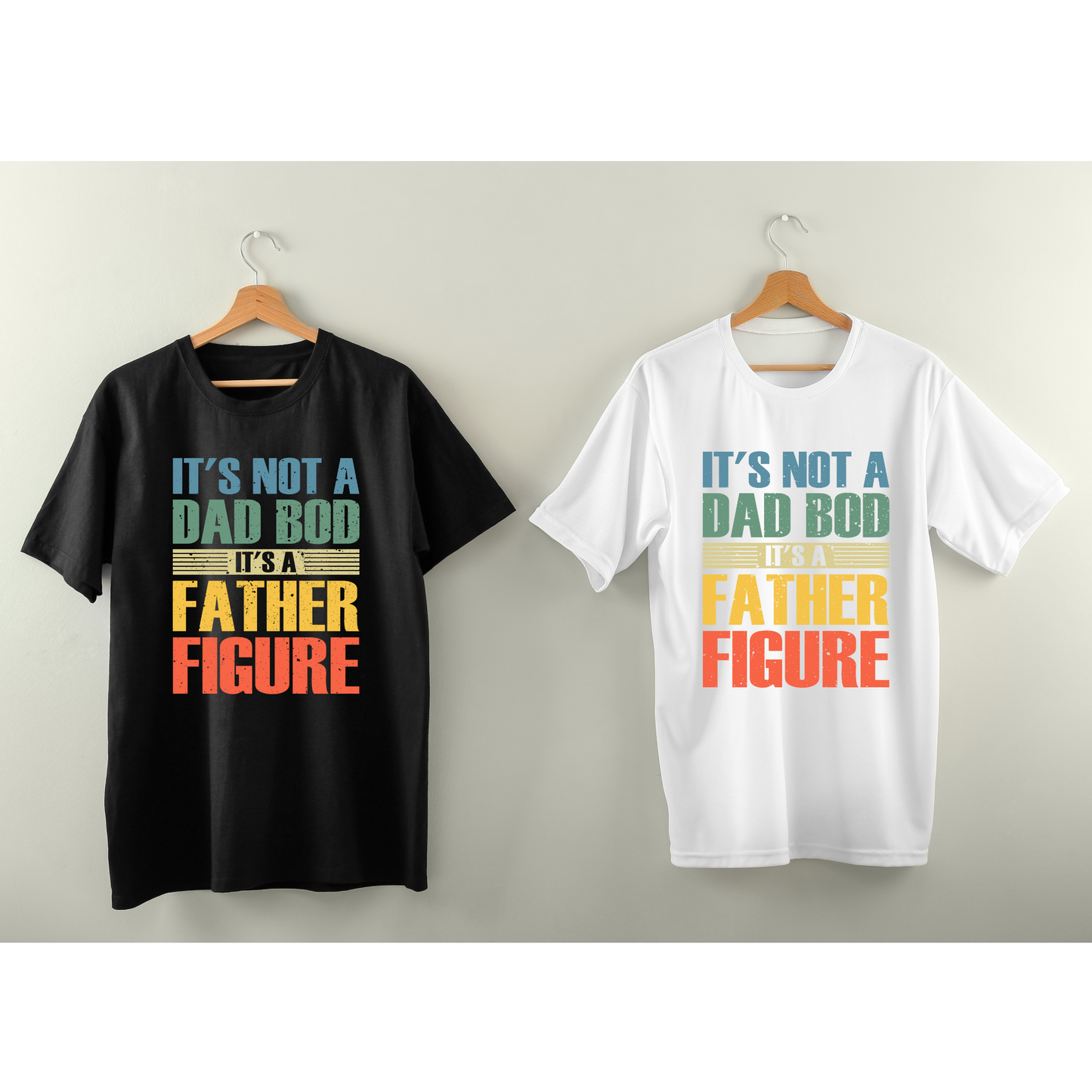 Dad Bod Father Figure Dad T Shirt