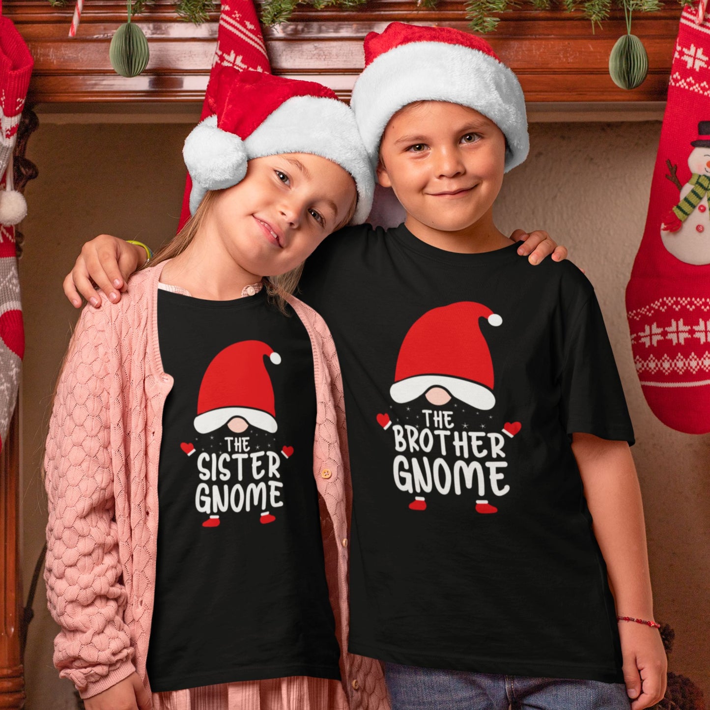 Gnome Family Matching Christmas Family T-Shirts