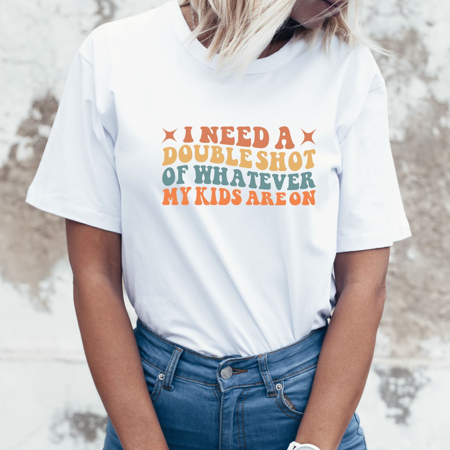 I Need a Double Shot Mommy T-Shirt