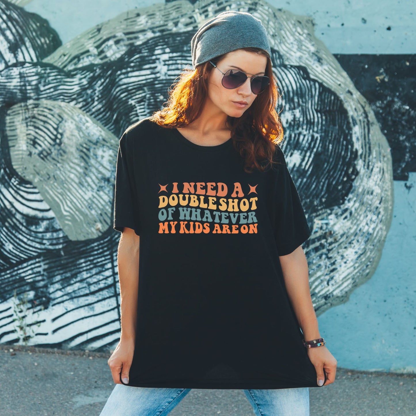 I Need a Double Shot Mommy T-Shirt