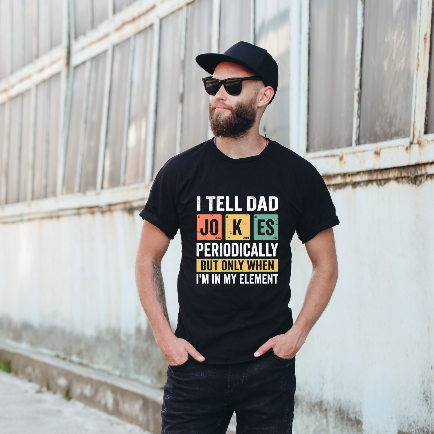 I Tell Dad Jokes Periodically - Funny Dad Shirt