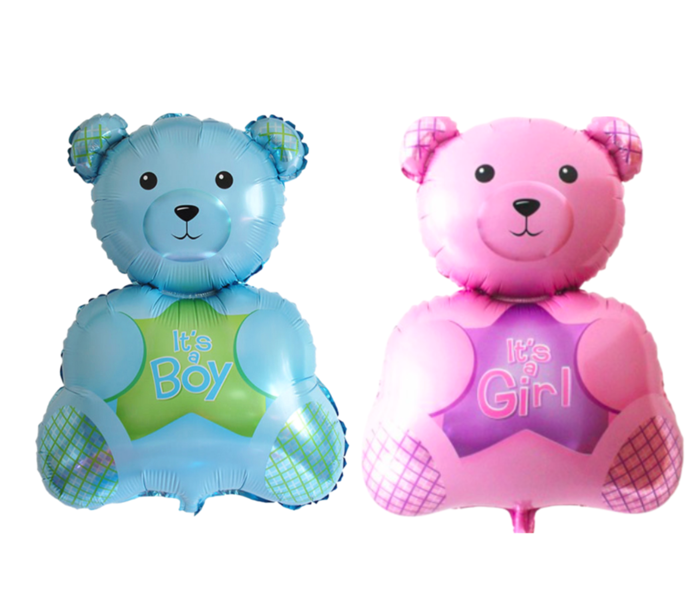 It's A Girl Teddy Bear Helium Balloon - 48 x 60 cm