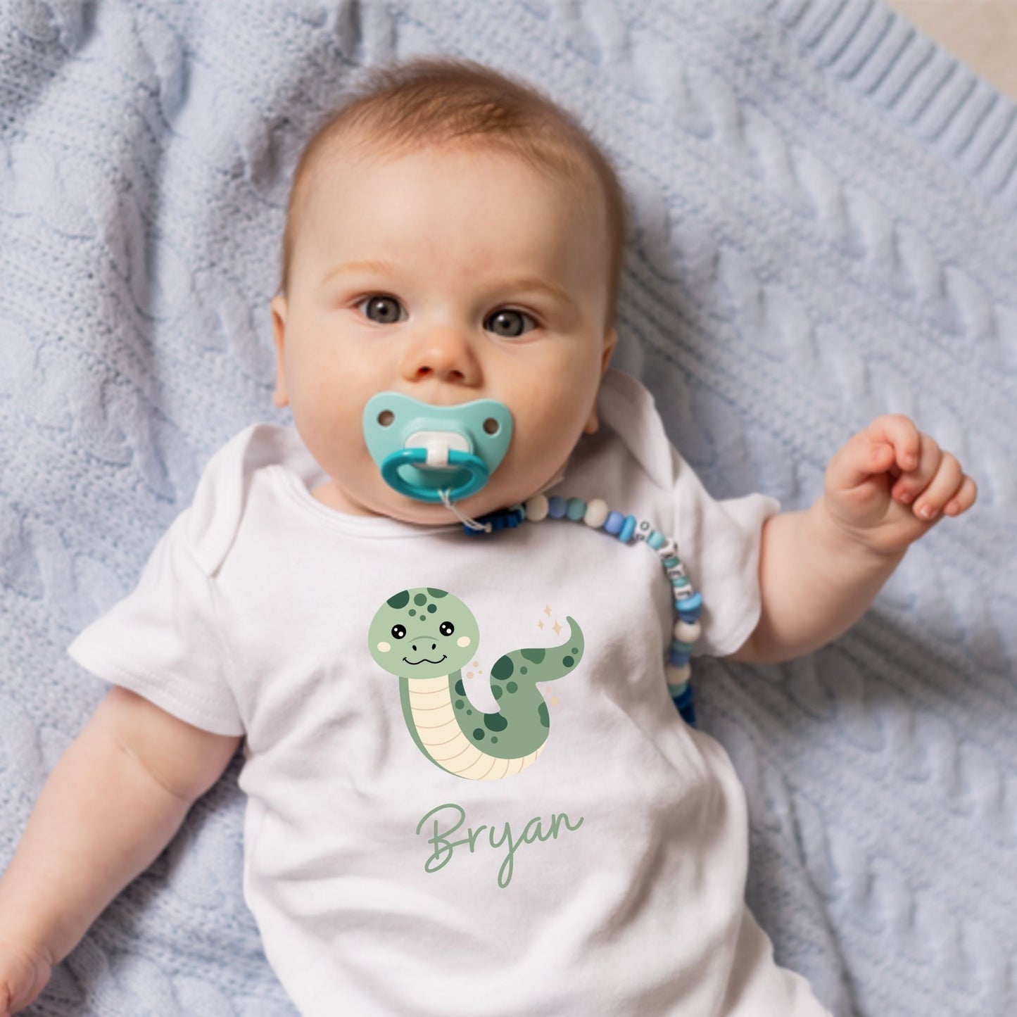 Lil' Snake Personalized Baby Romper