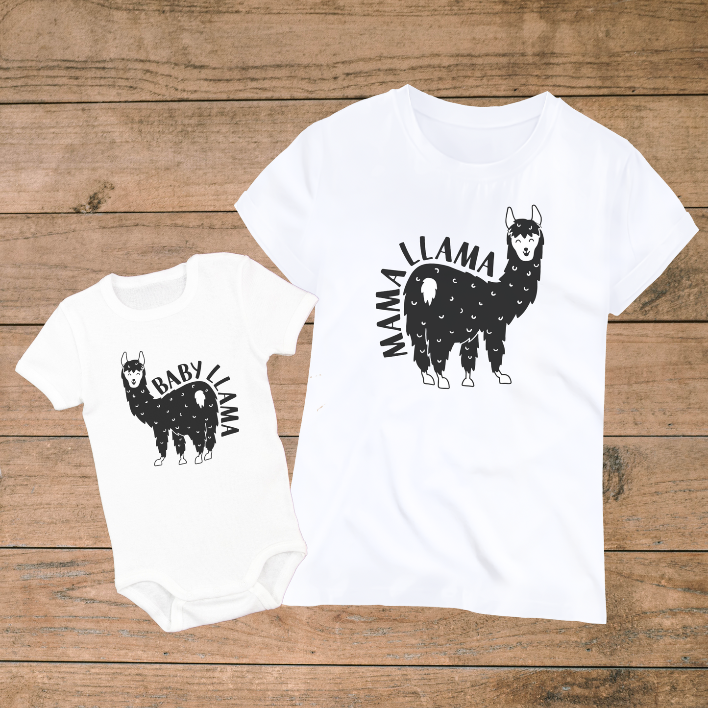 Mama Llama & Baby Llama - Matching Mom & Baby Outfit