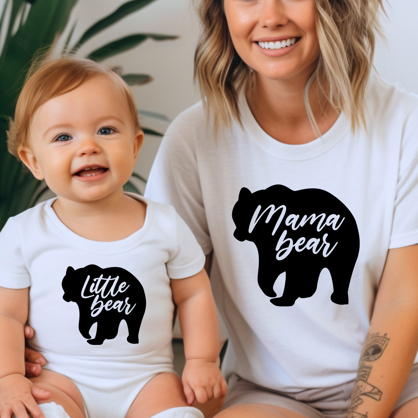 Mama and Baby Bear - Mother Baby Matching Outfits