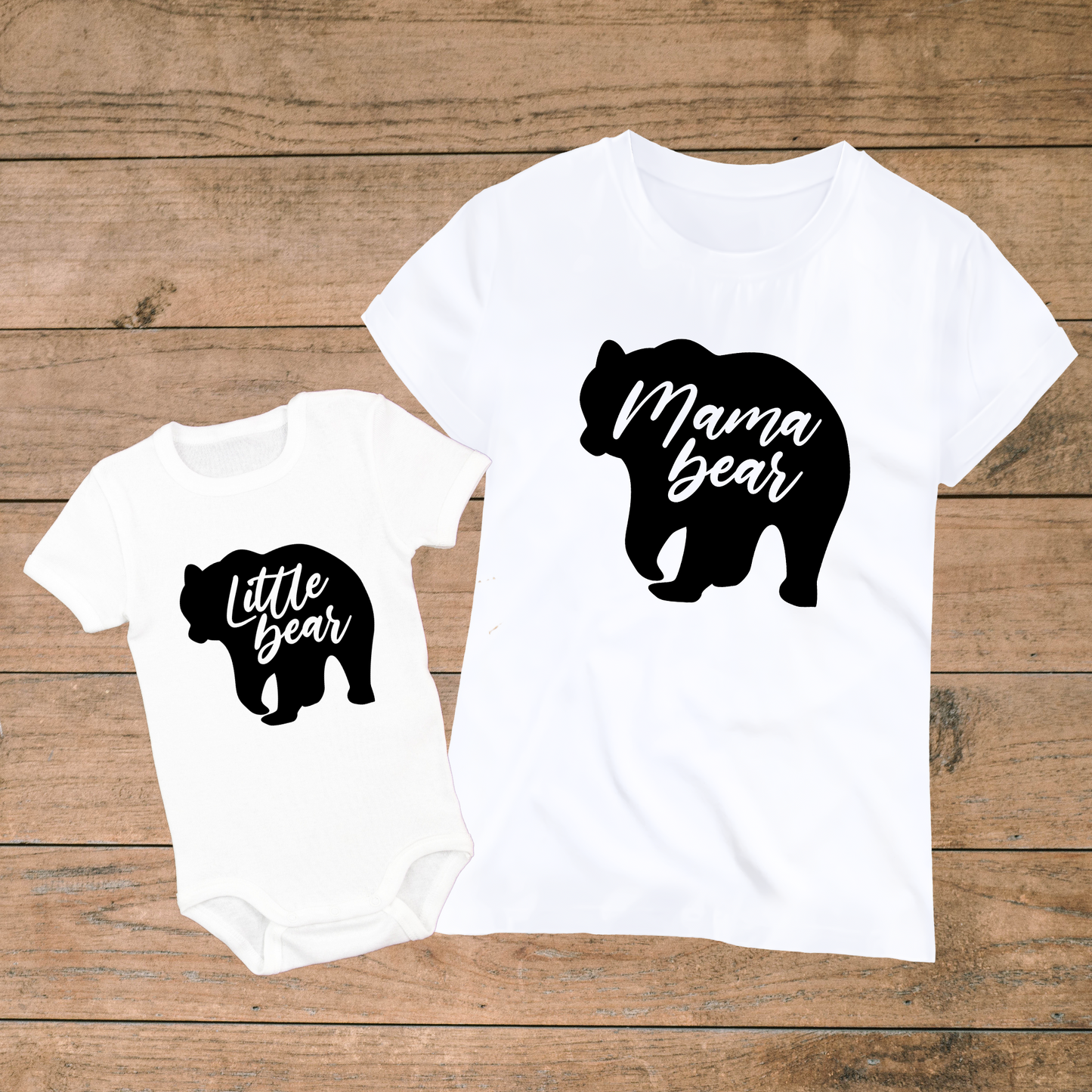 Mama and Baby Bear - Mother Baby Matching Outfits