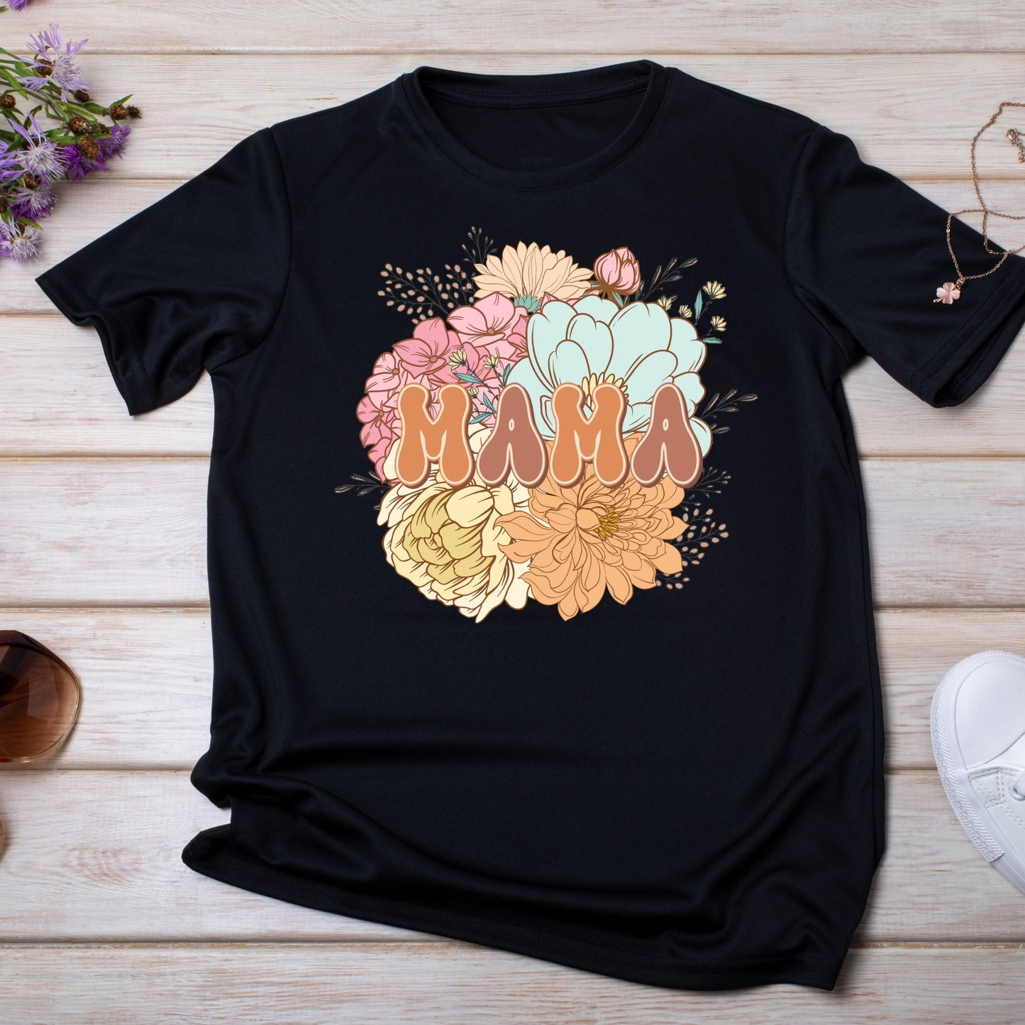 Mama in Bloom - Mom T-Shirt