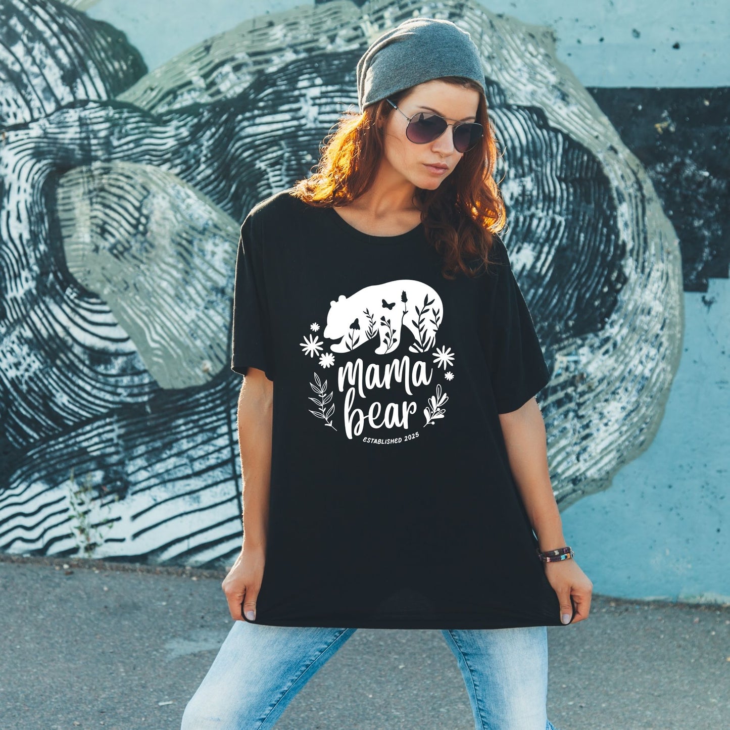 Mama Bear 2025 Mom T-Shirt