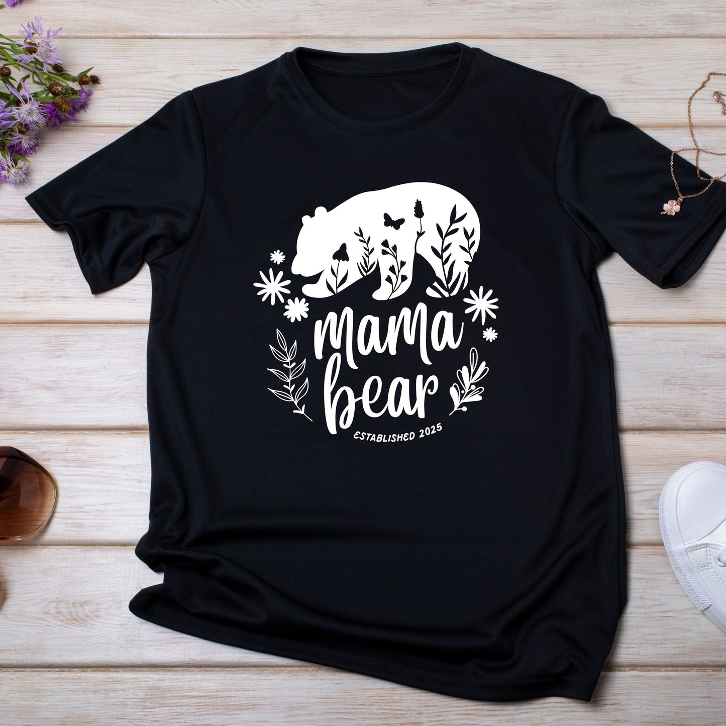 Mama Bear 2025 Mom T-Shirt