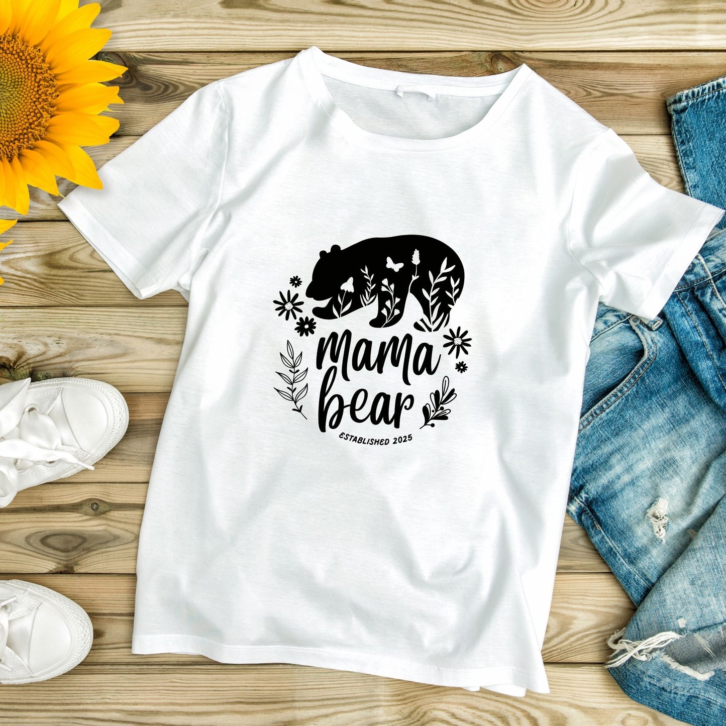 Mama Bear 2025 Mom T-Shirt