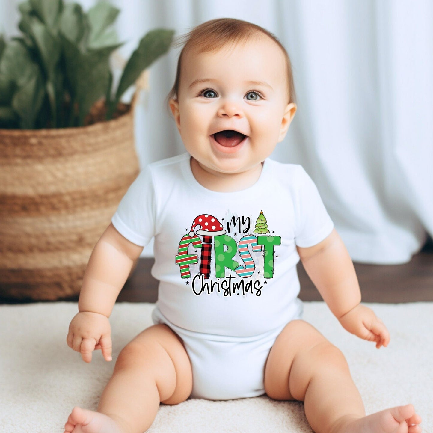 My First Christmas Baby Onesie