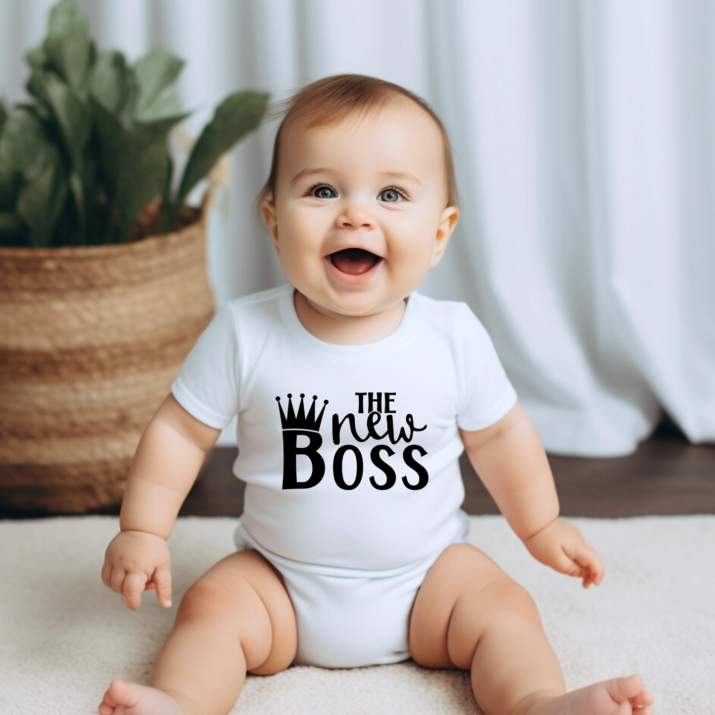 New and Real Boss - Matching Mom and Baby Outfits