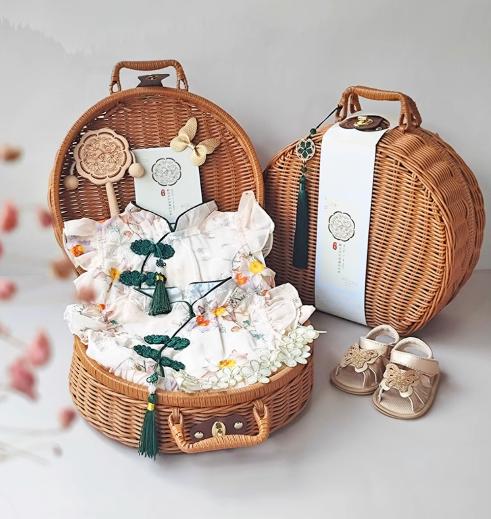 Oriental Charm Baby Girl First Birthday Gift Set 12-18 Months