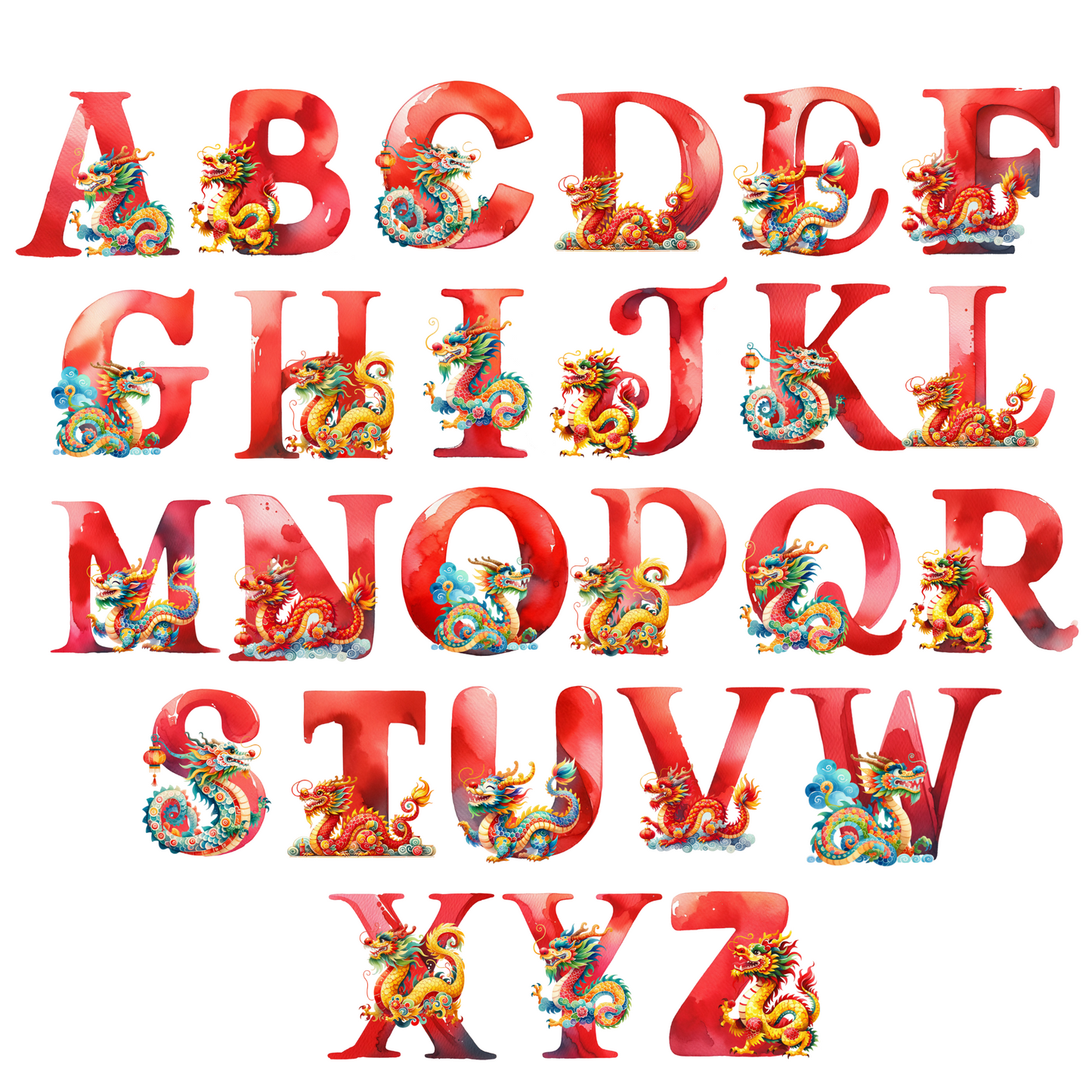 Personalized Baby Name Chinese Dragon Onesie