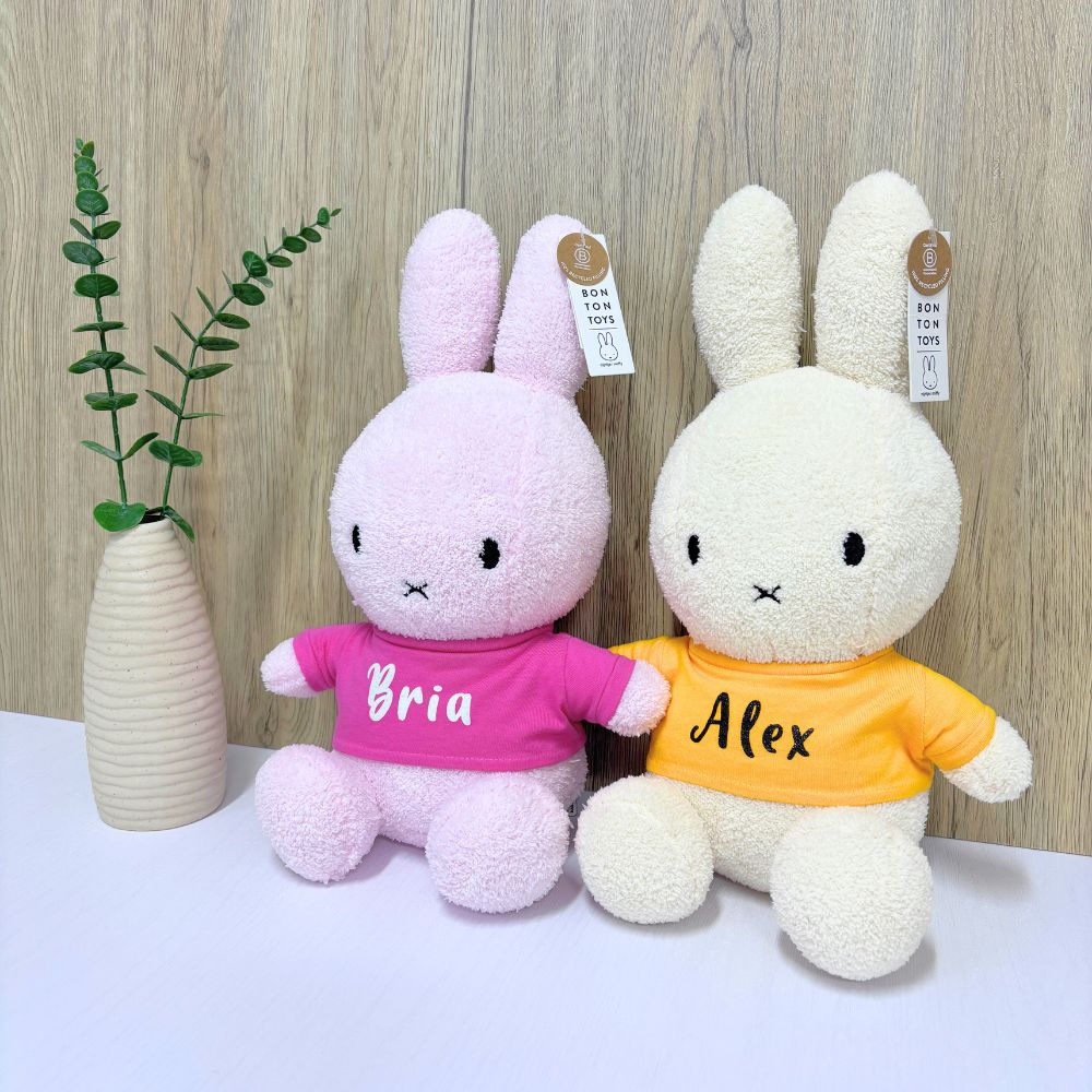 Personalized 100% Authentic IBTT Miffy Soft Toy with Name - 2 Colors (33cm)