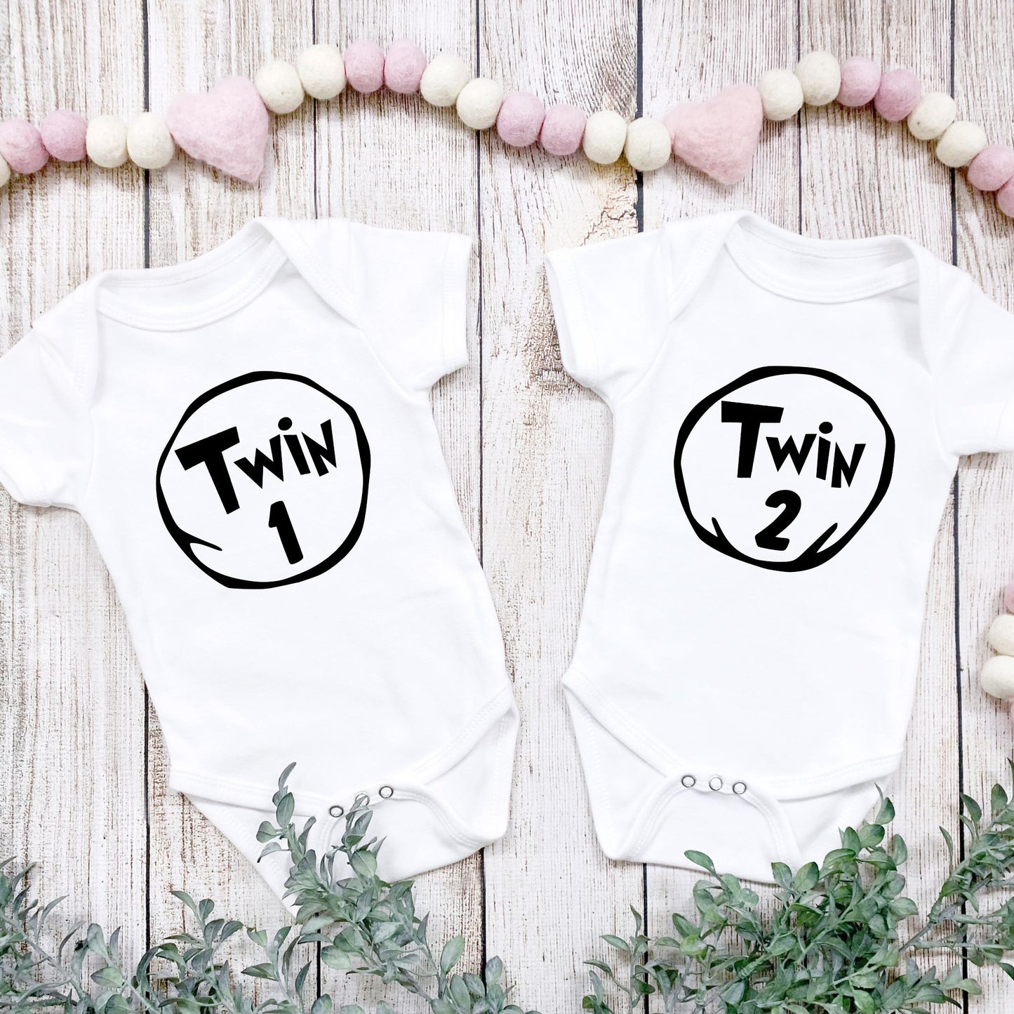 Personalized Adorable Matching Onesies