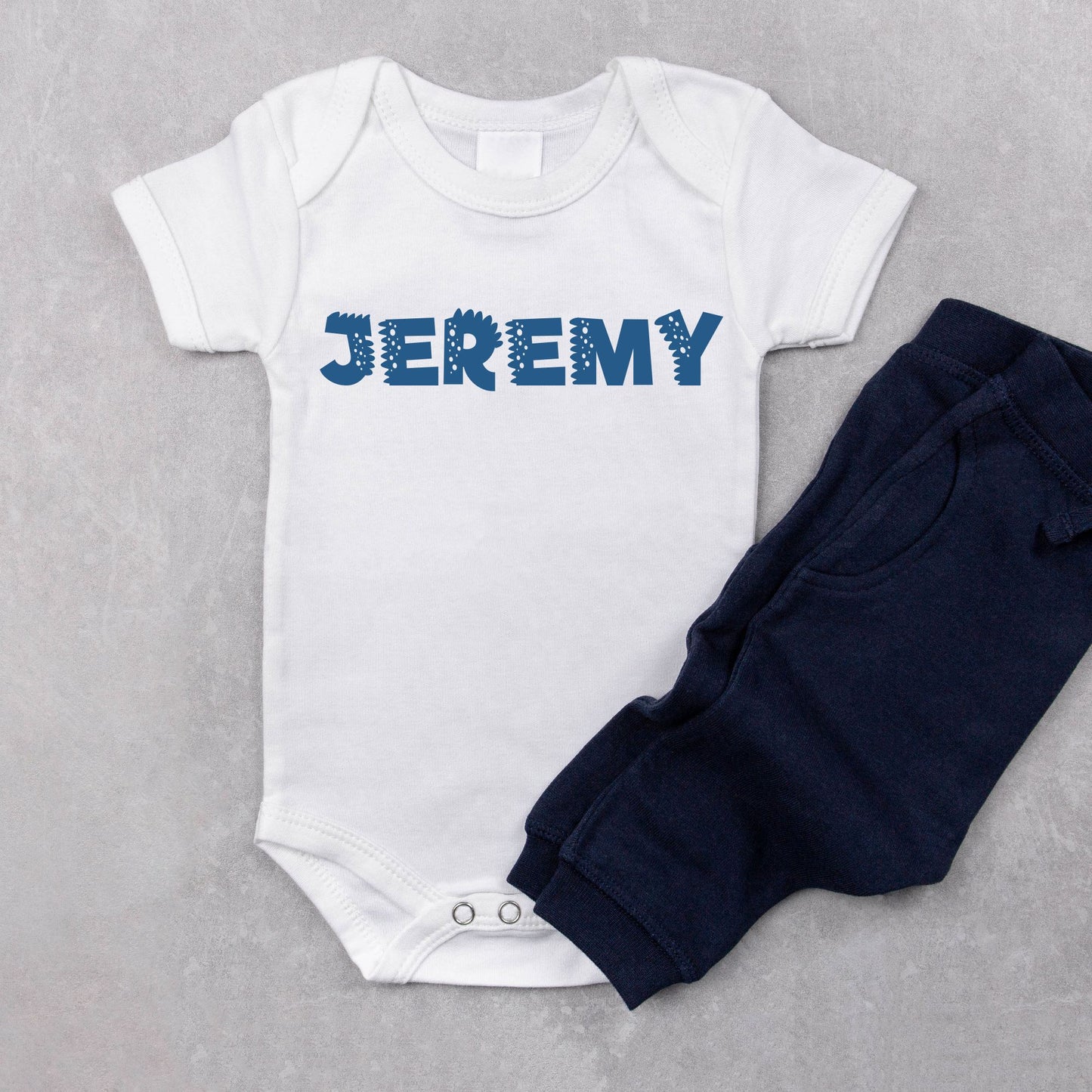 Personalized Name "Dino Playtime" Baby Romper