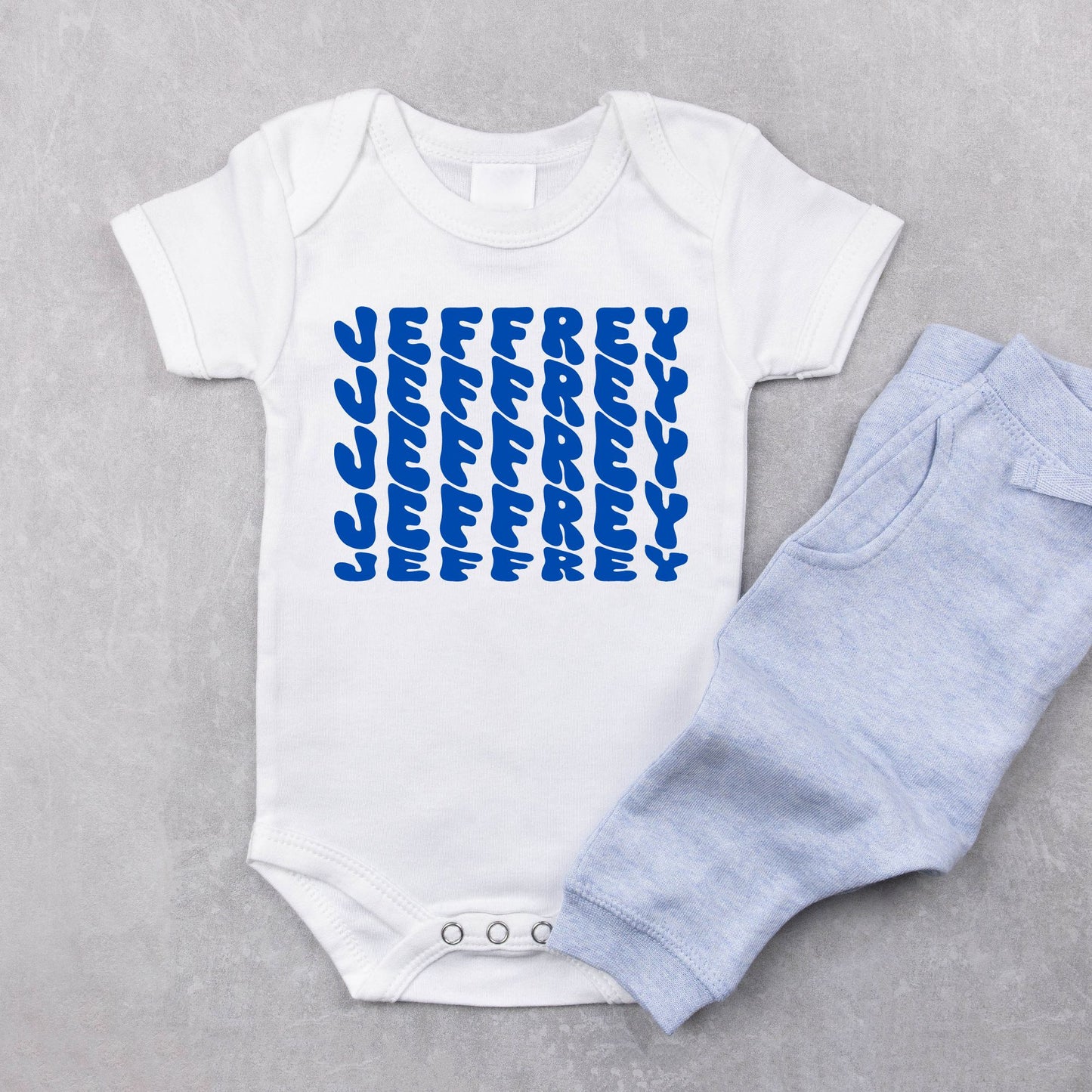 Personalized Name "Delight" Baby Romper / Baby Tees