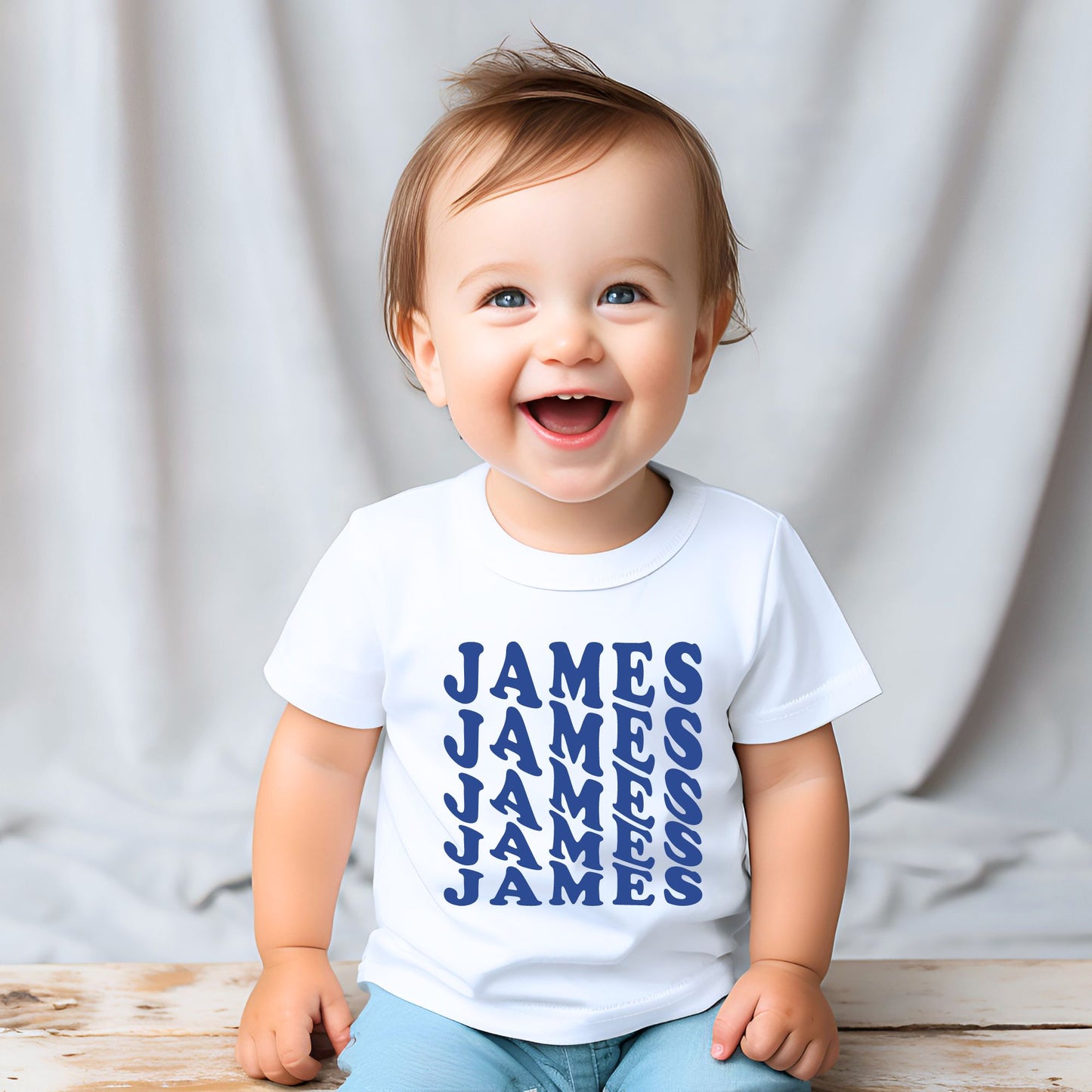 Personalized Name "Delight" Baby Romper / Baby Tees