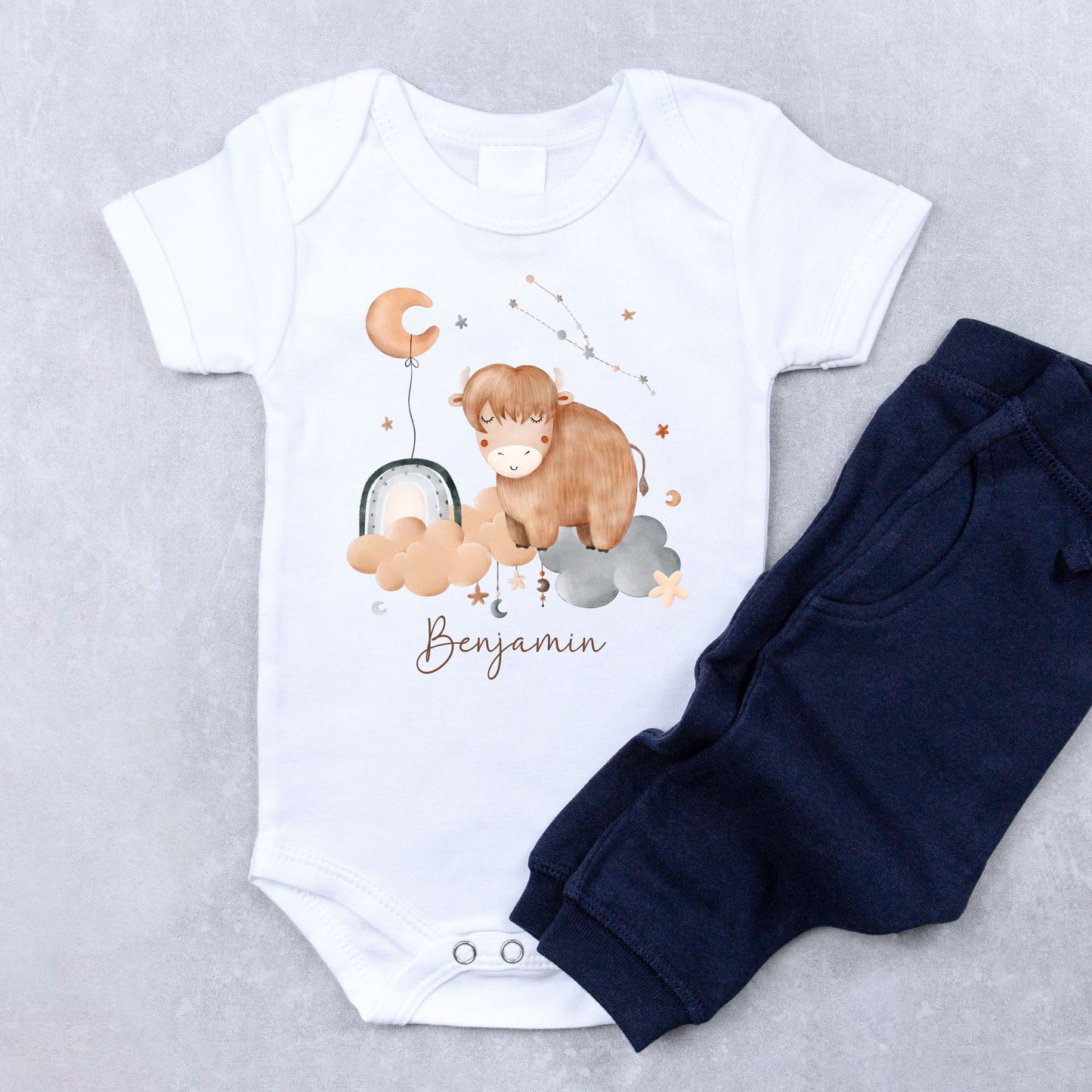 Personalized Name "Horoscope" Baby Romper
