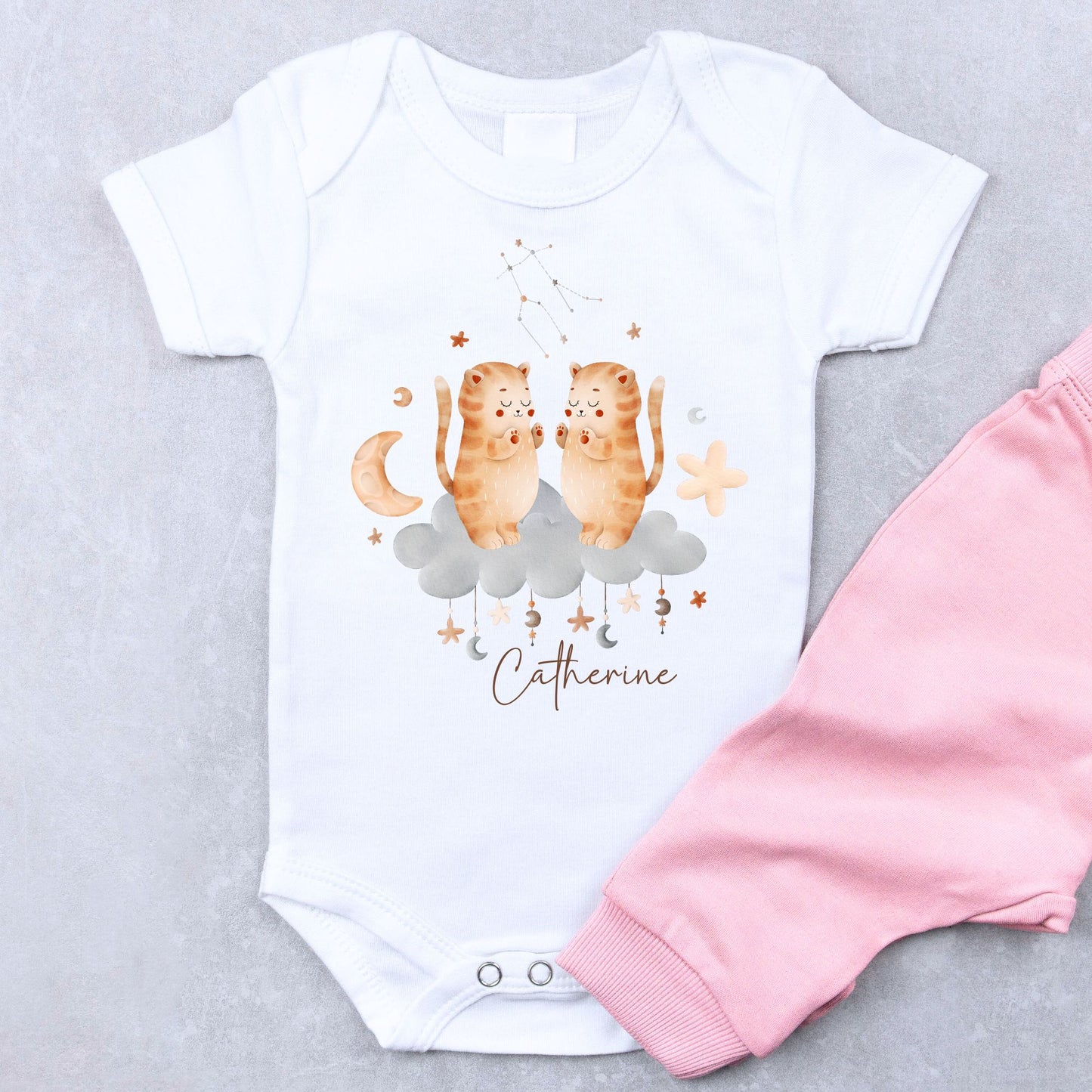 Personalized Name "Horoscope" Baby Romper