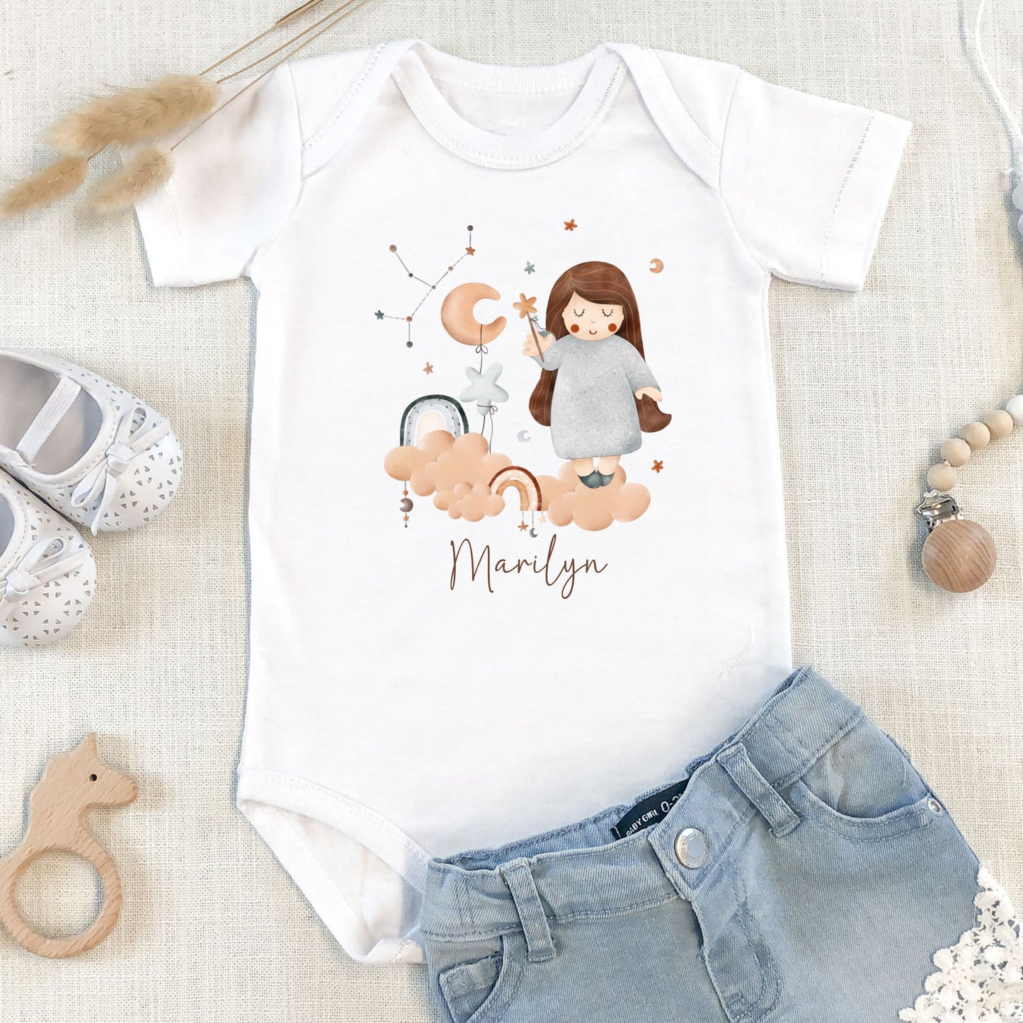 Personalized Name "Horoscope" Baby Romper