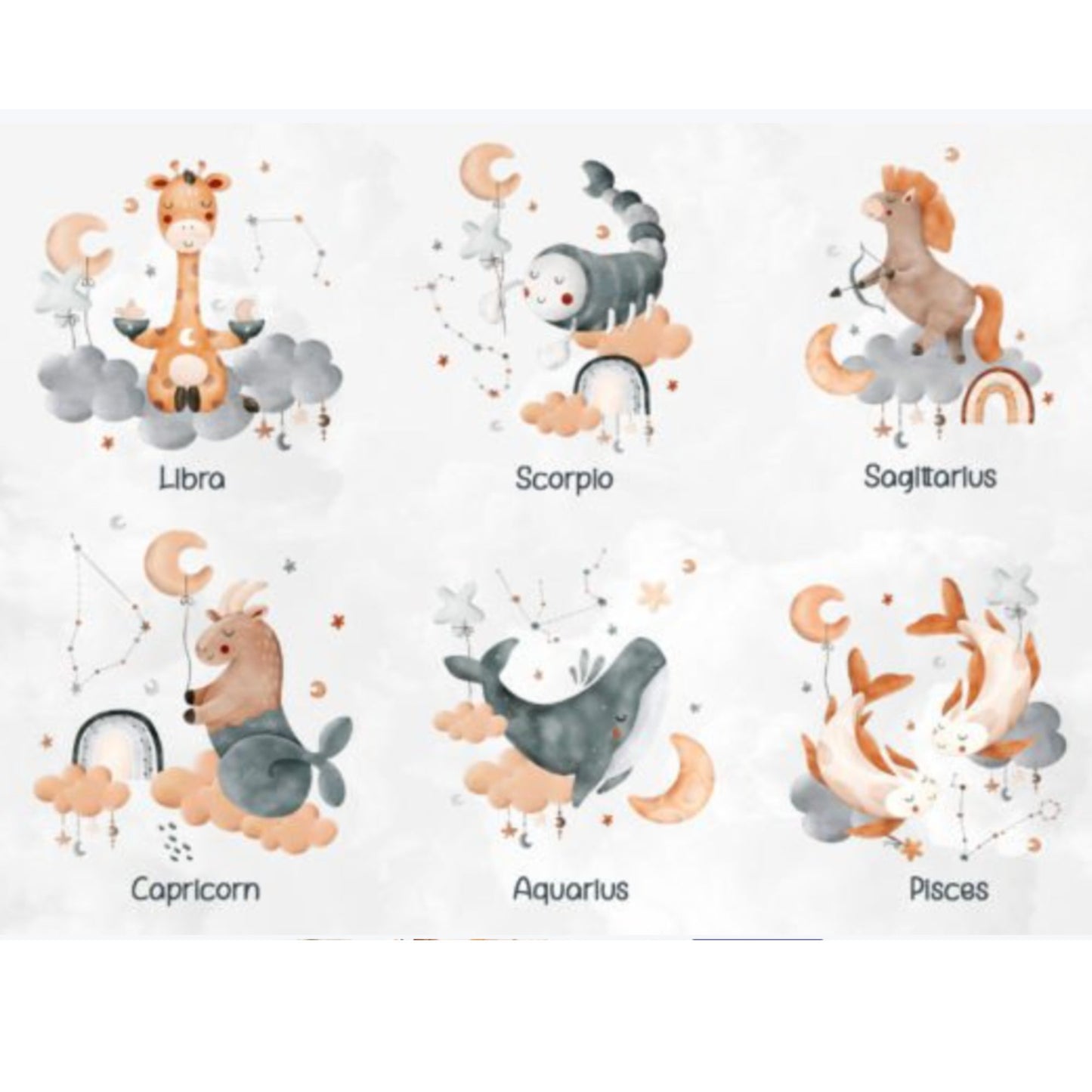 Personalized Name "Horoscope" Baby Romper