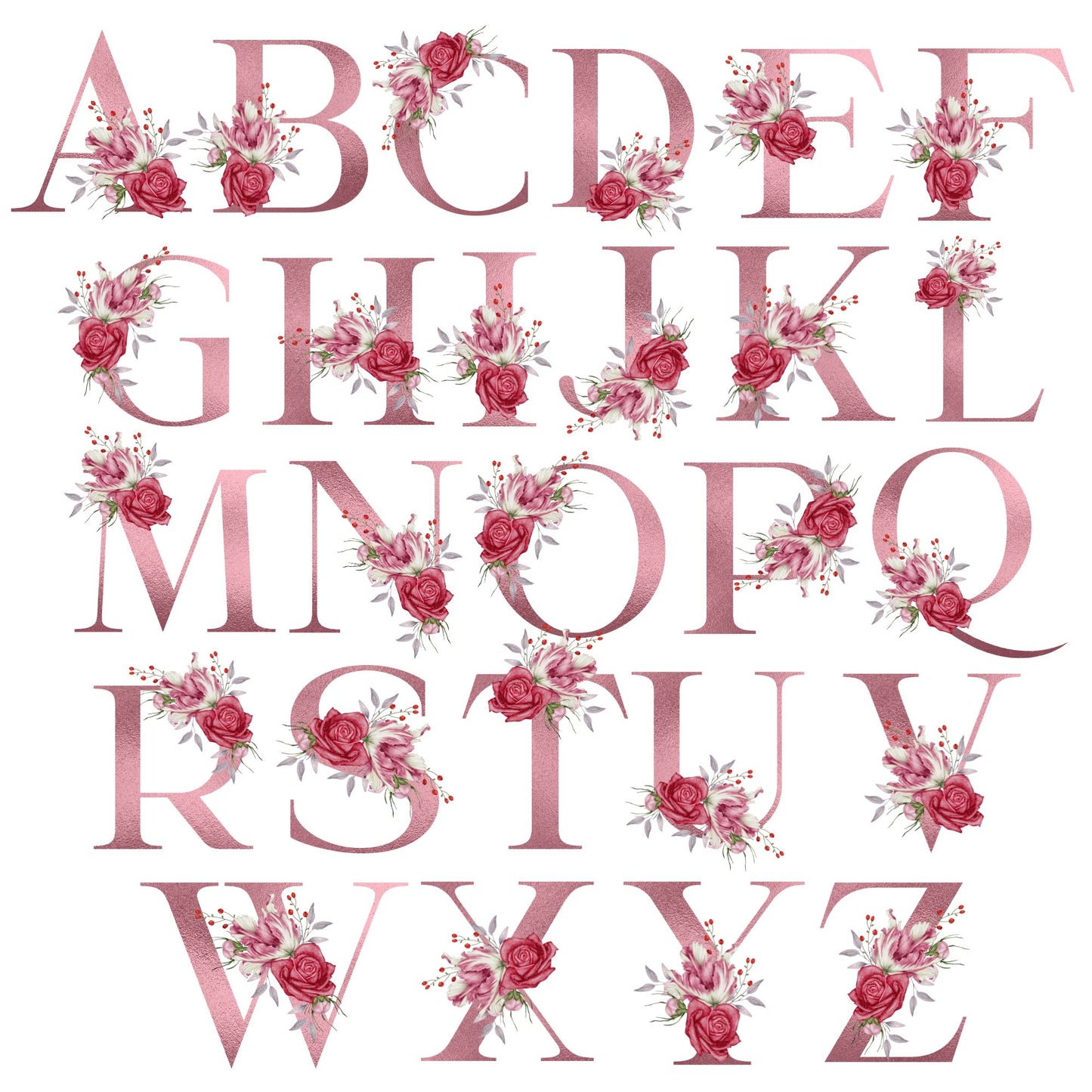 Personalized "Blossom Initial Name" Baby Romper / Baby Tees