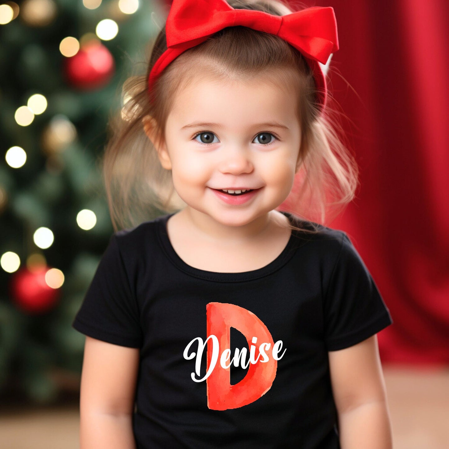Personalized "Colorful Alphabet" Baby Romper / Baby Tees