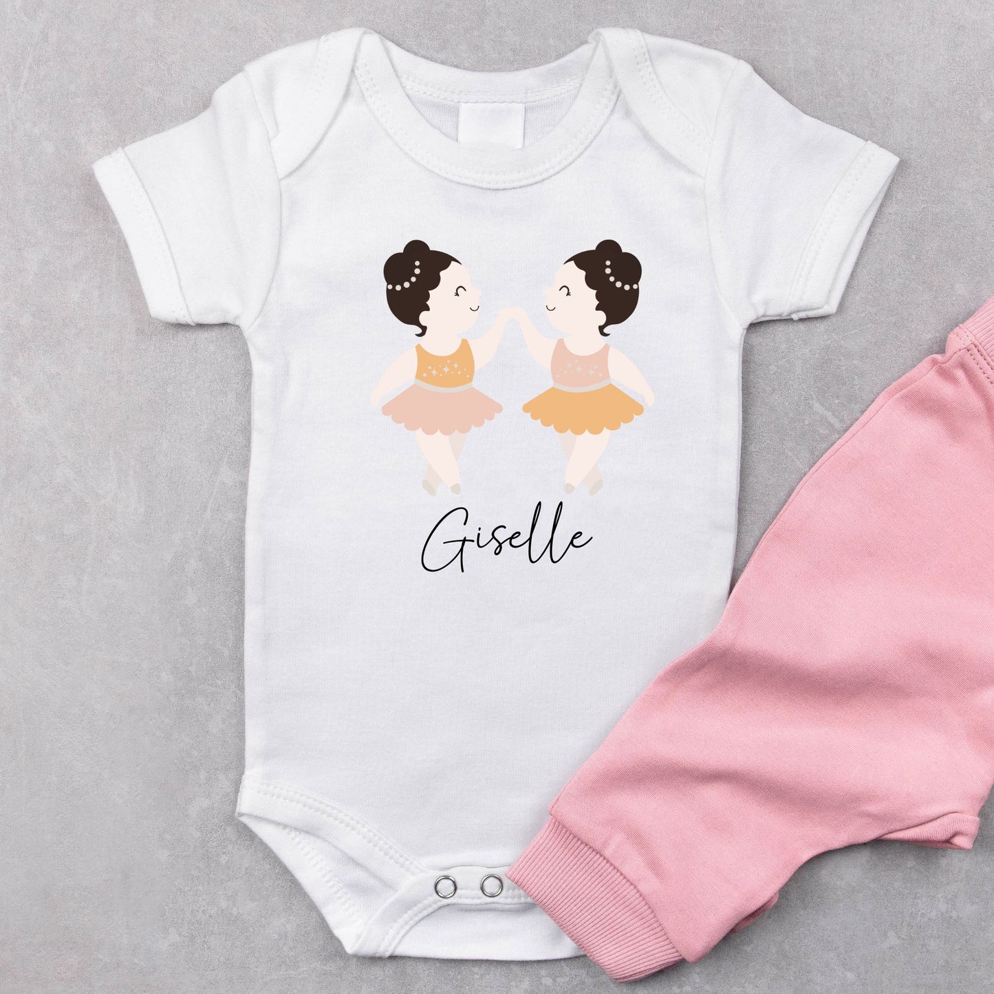 Personalized "Cosmic Charm" Zodiac Baby Romper