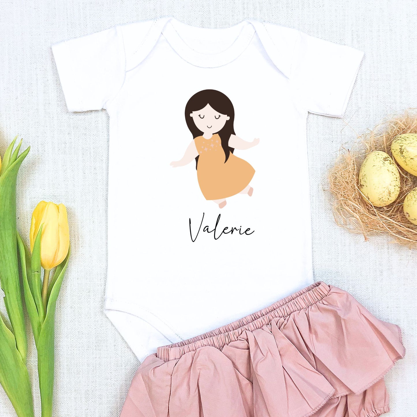 Personalized "Cosmic Charm" Zodiac Baby Romper