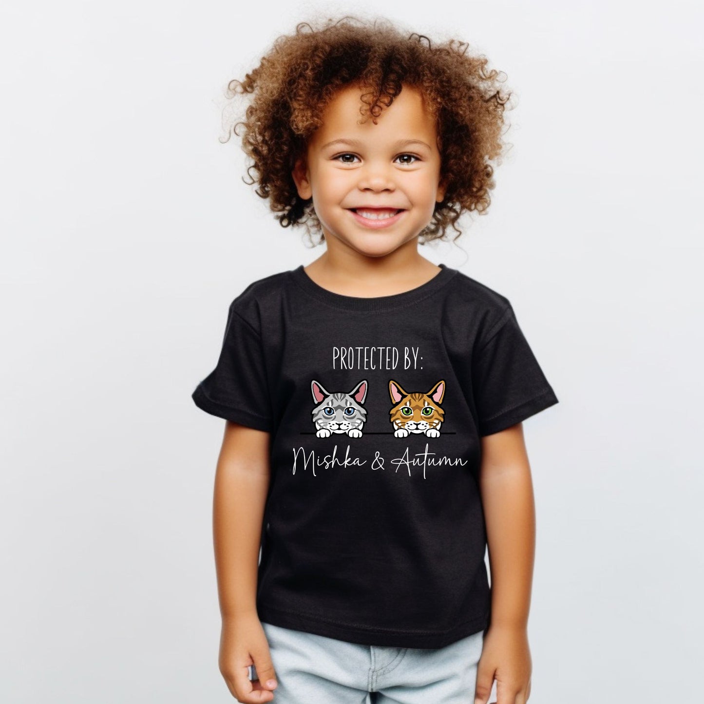 Personalized "Furry Friends Protection" Baby Romper / Baby Tees