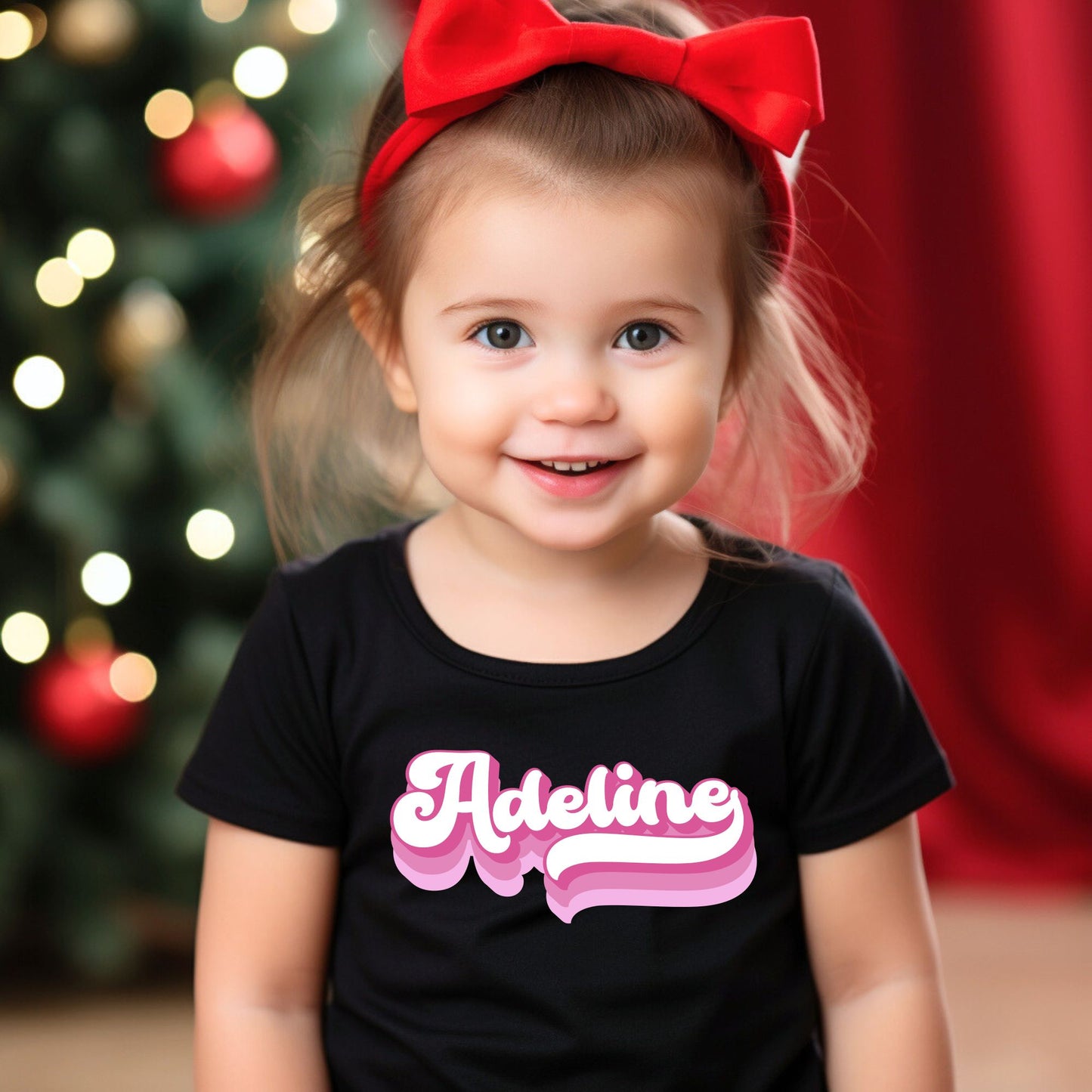 Personalized "Glow Name" Baby Romper / Baby Tees